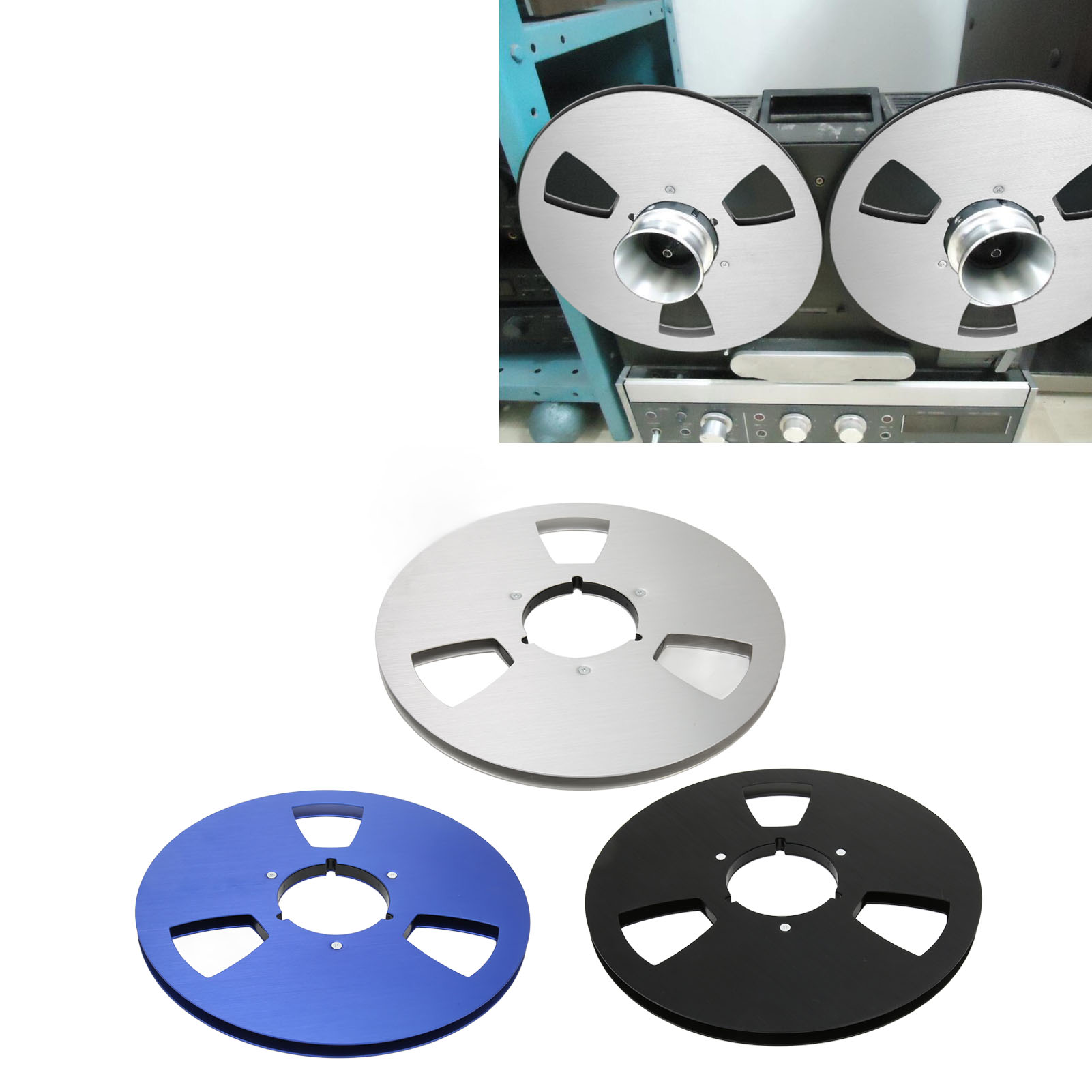 Empty Tape Reel Replacement 10in Open Reel Takeup Reel For Grand Maste New - Photo 15/21