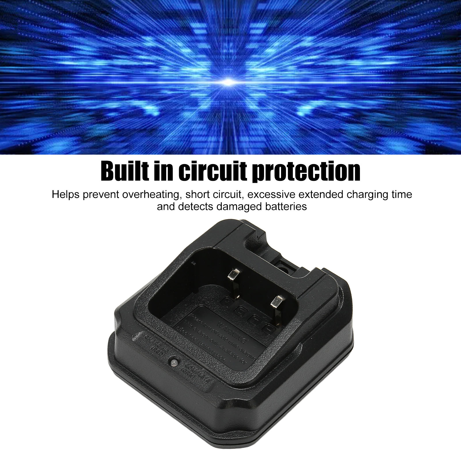 CHR 9700 Baza ładowarki akumulatorów radiowych z zasilaczem Adapter do BF CB - Zdjęcie 31 z 31
