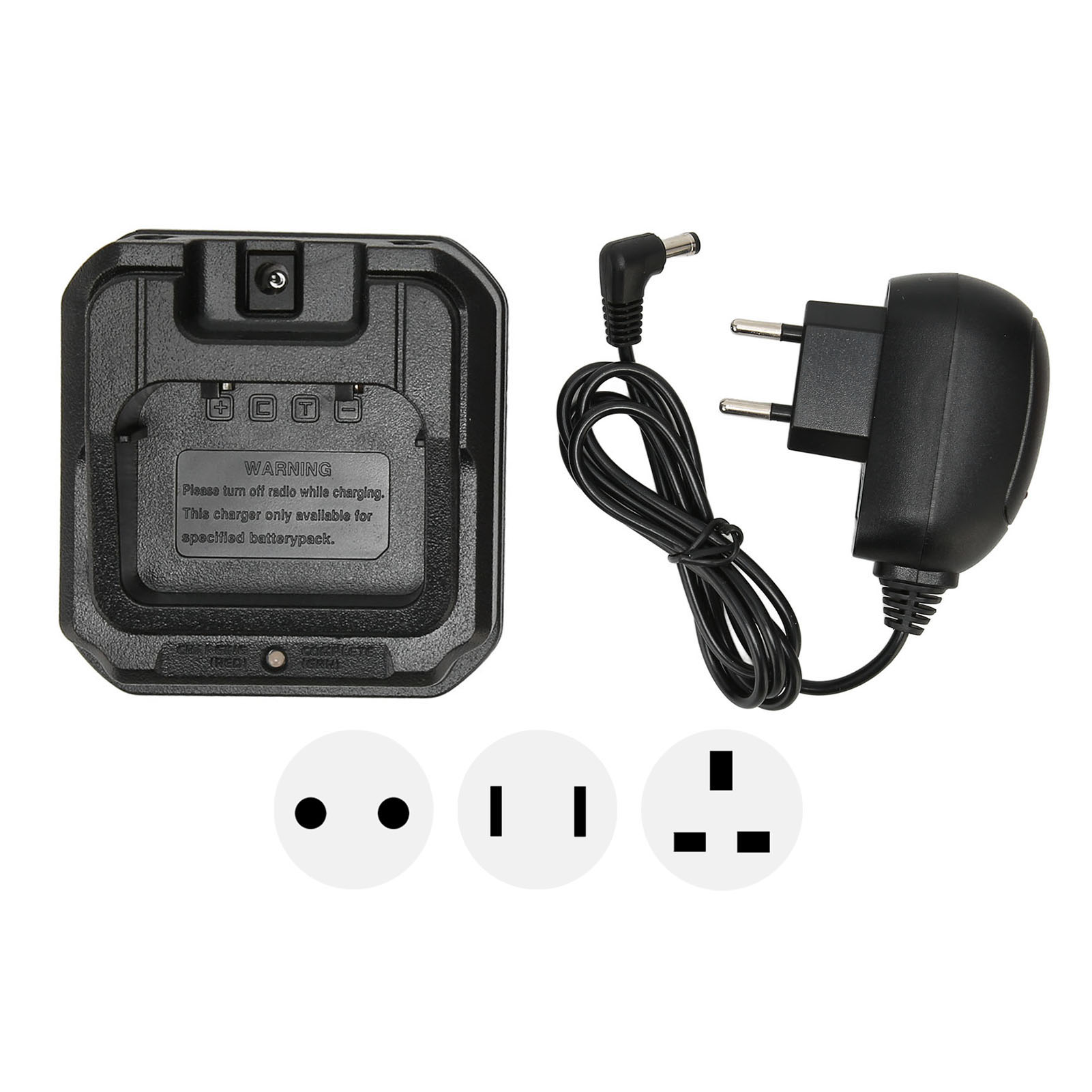 CHR 9700 Baza ładowarki akumulatorów radiowych z zasilaczem Adapter do BF FY - Zdjęcie 23 z 31