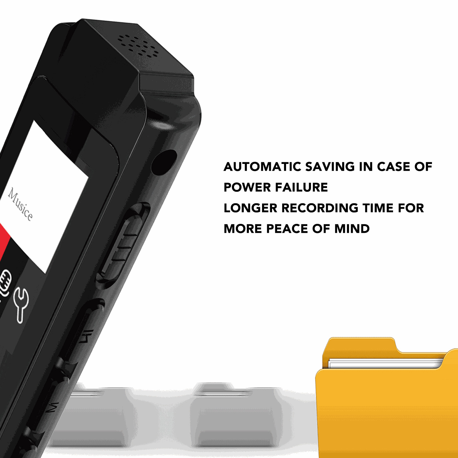 Digital Voice Recorder HD Smart Noise Reduction Small MP3 Player Voice Activ GS0 - Picture 15 of 21