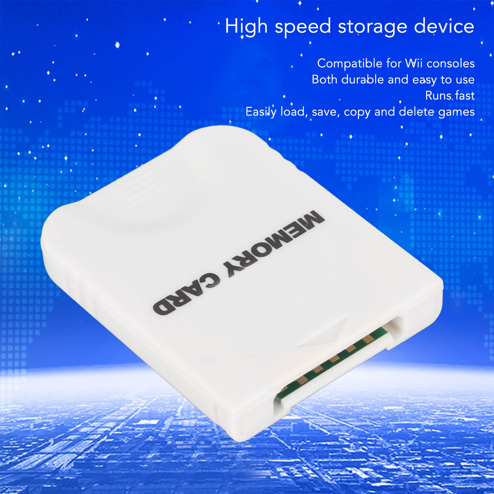 For Wii Memory Card High Speed Plug And Play White Game Memory Card For Game ECM - Picture 21 of 24