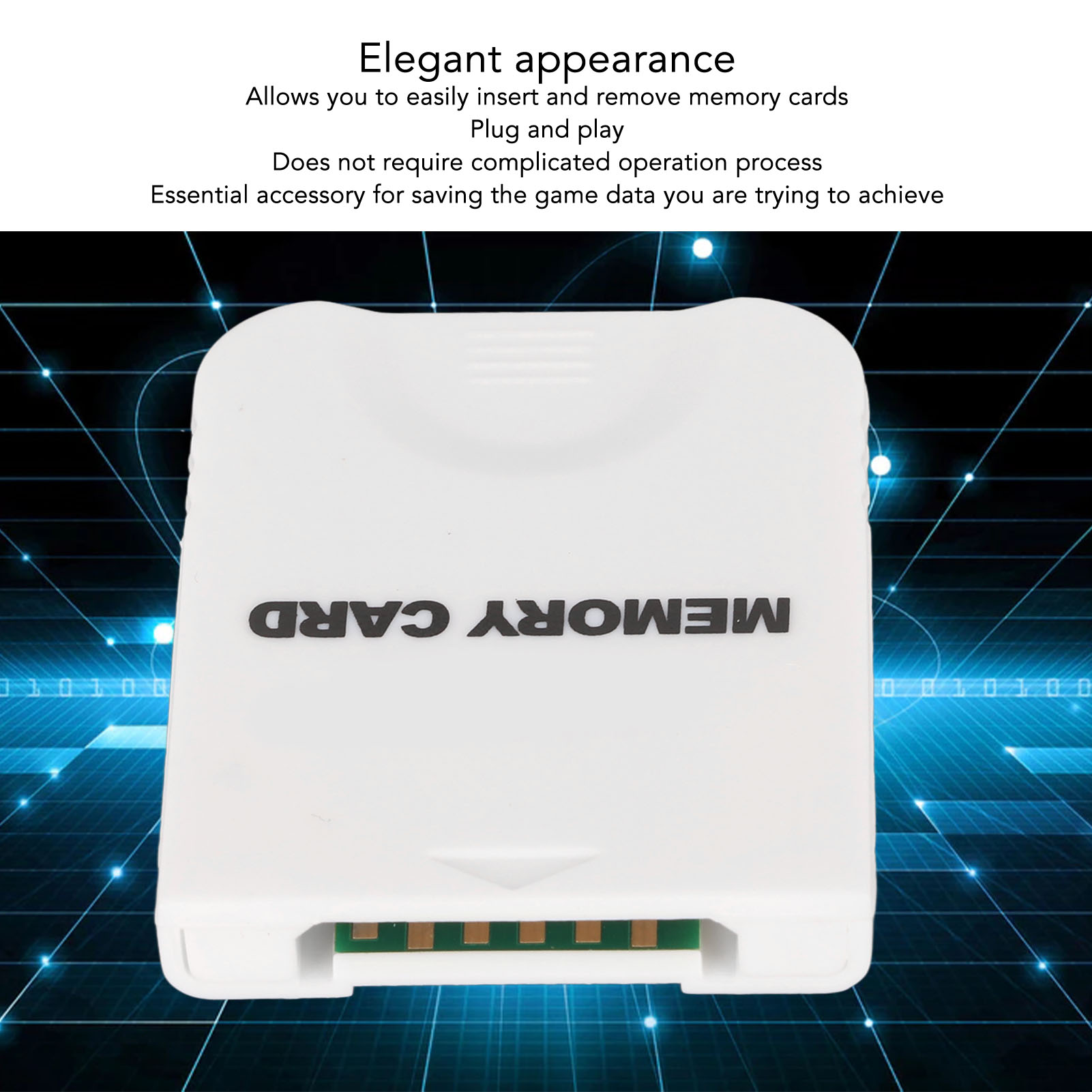 For Wii Memory Card High Speed Plug And Play White Game Memory Card For Game ECM - Picture 20 of 24