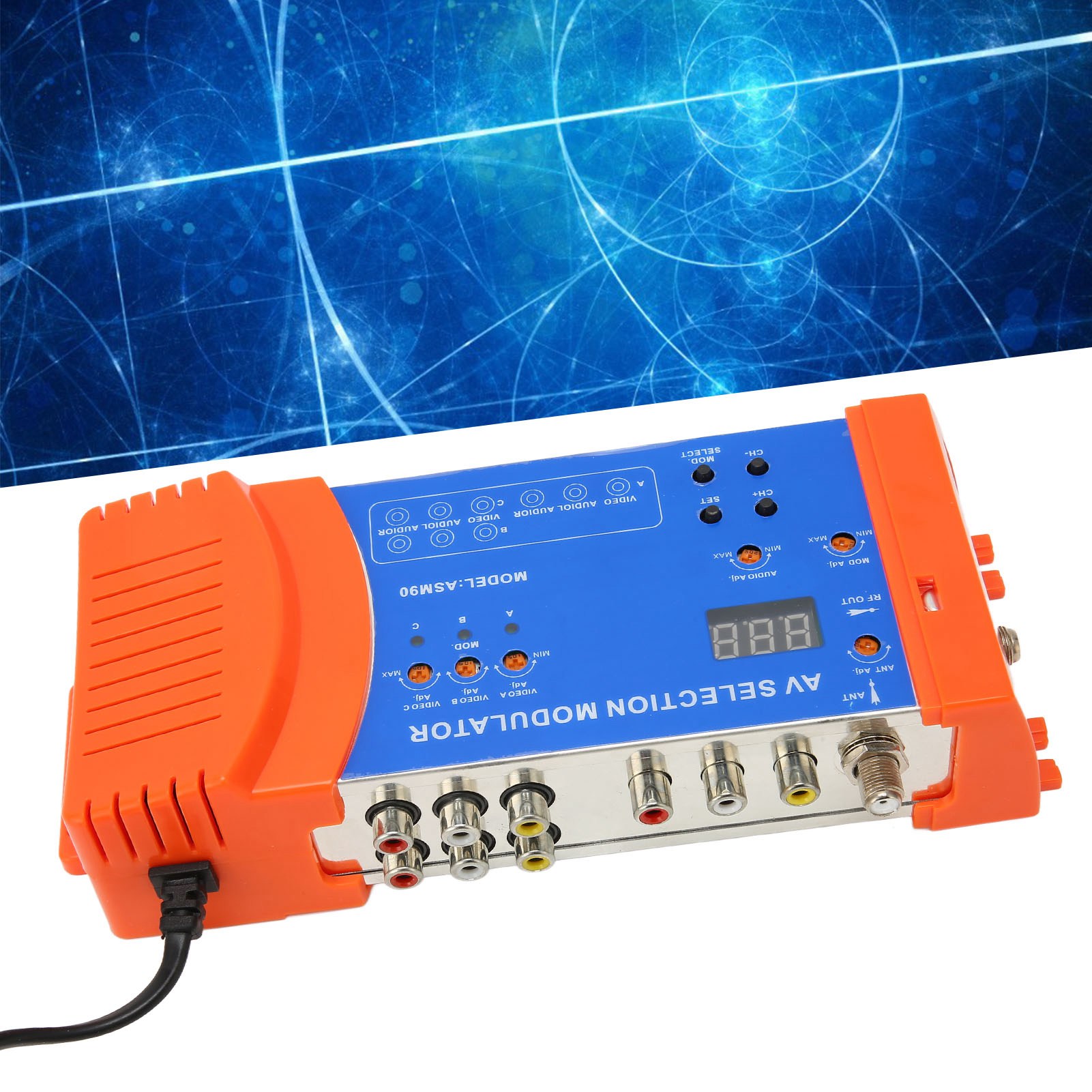 AV Selection Modulator Professional PAL NTSC Standard VHF UHF RF Modulator Fo CB - Bild 23 von 28