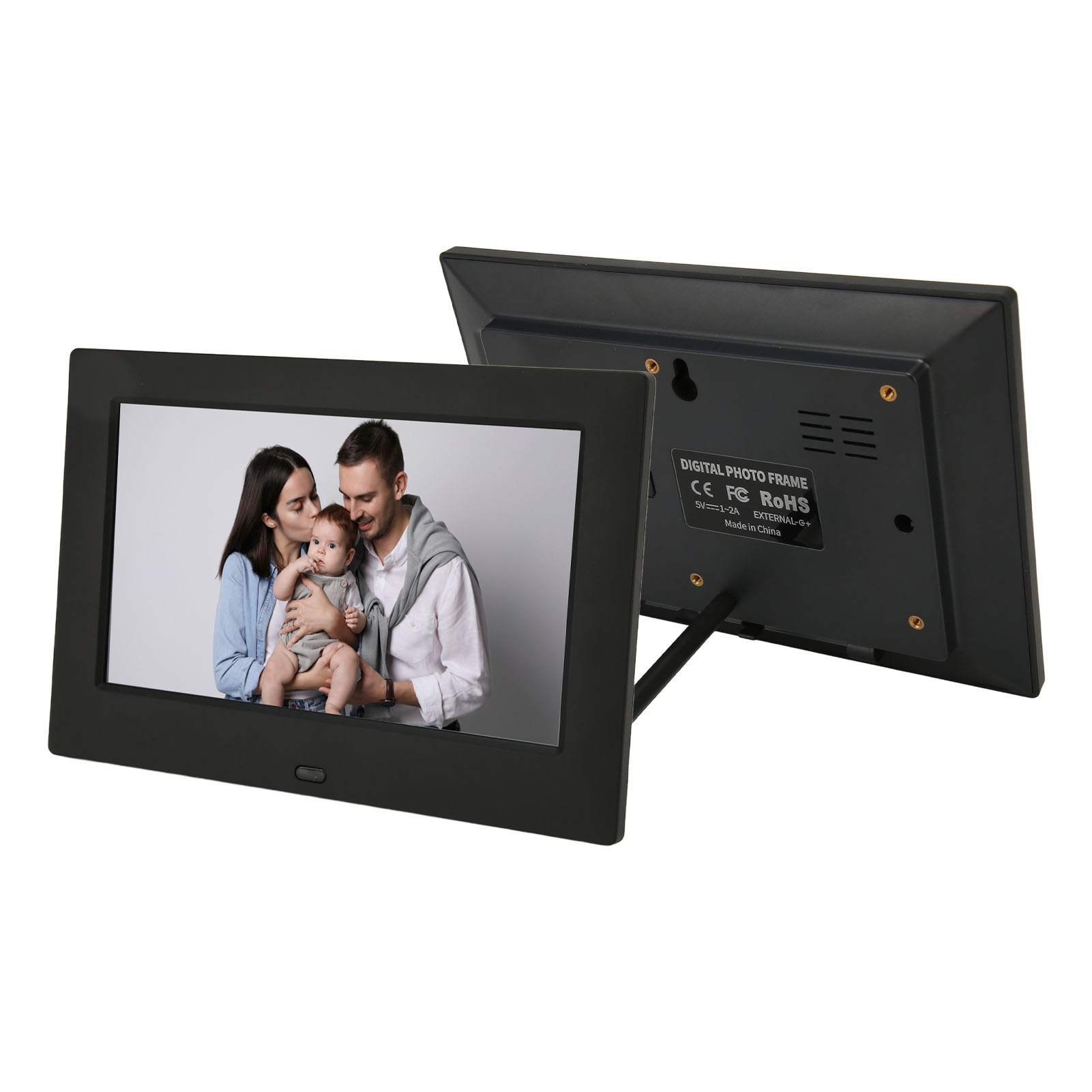 New 7in Digital Photo Frame HD 1080P Digital Picture Frame Photo Album With Cloc - Picture 14 of 21
