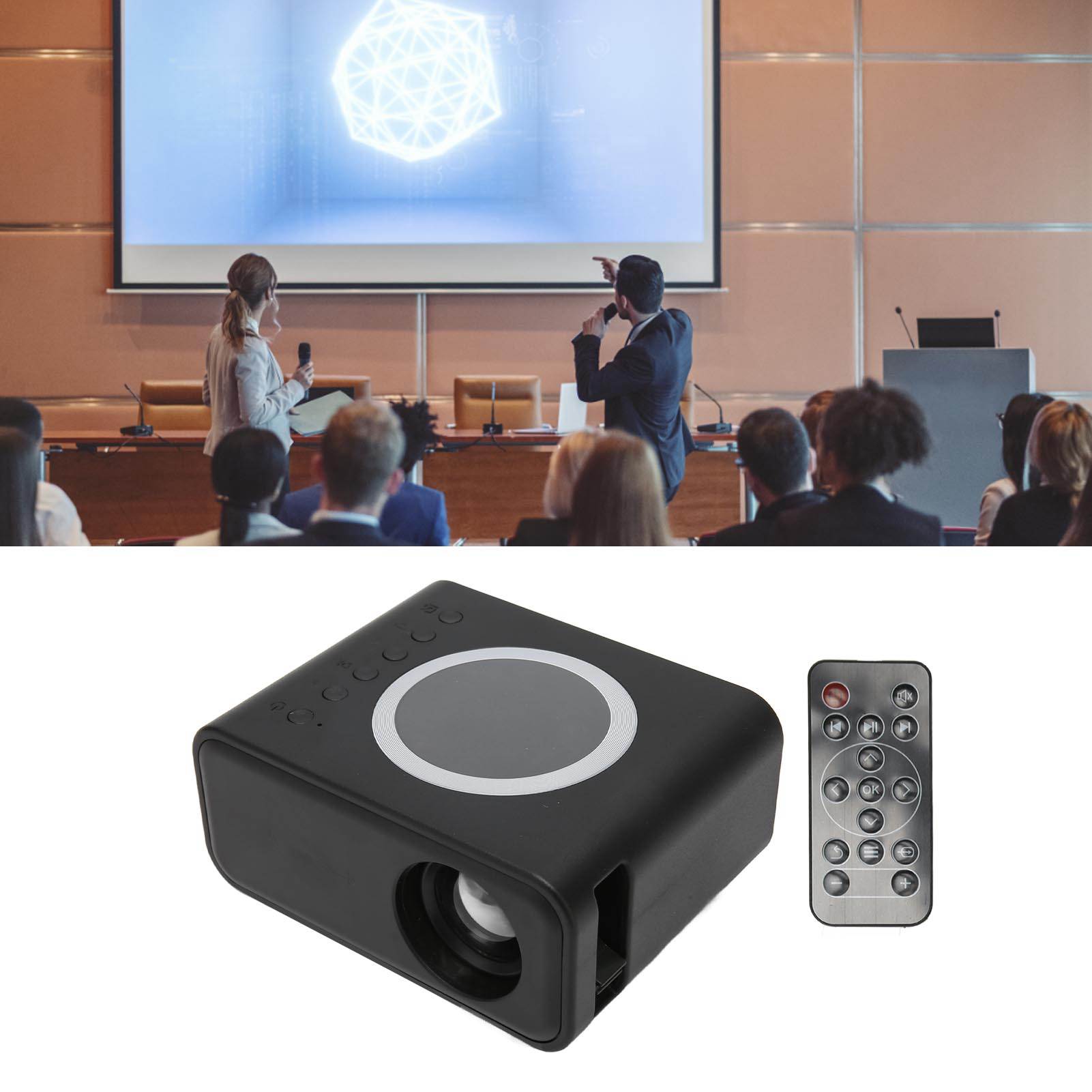 Mini Proiettore Portatile Full HD 1080P Home Theater Proiettore Film per Laptop - Foto 14 di 18