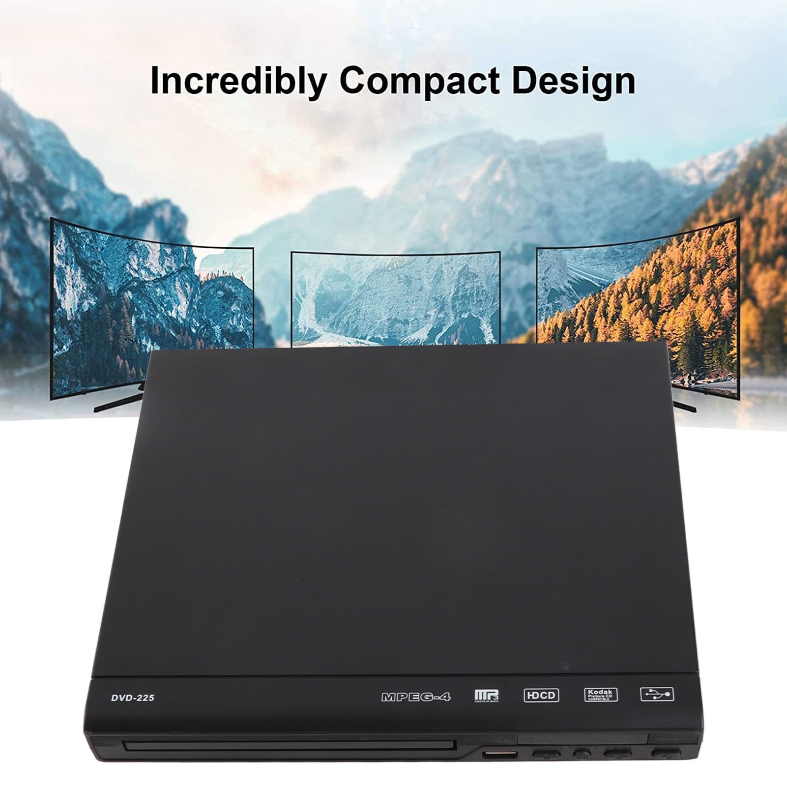 Mini HD DVD Player Built In PAL NTSC USB 2.0 Interface Remote Control Home DOB - Photo 16/18