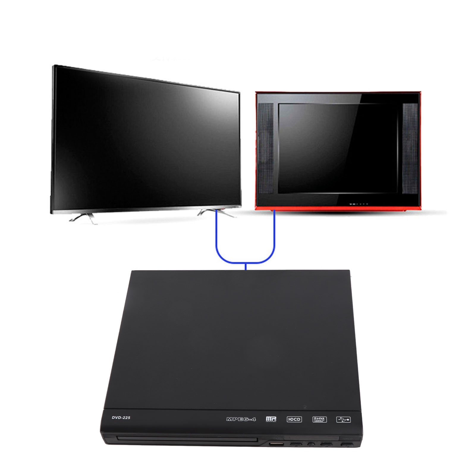 Mini HD DVD Player Built In PAL NTSC USB 2.0 Interface Remote Control Home DOB - Photo 13/18