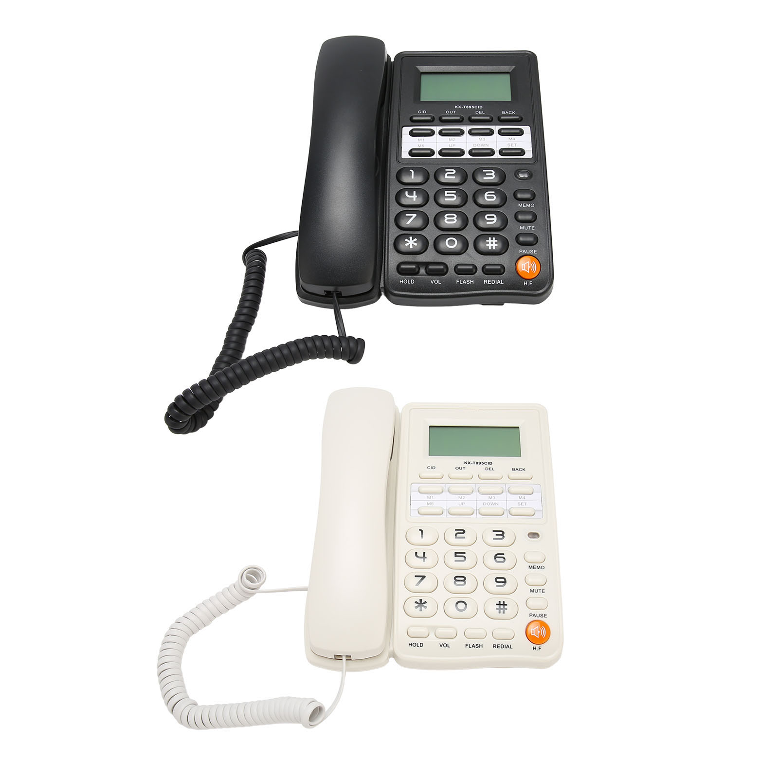 Corded Phone Landline Telephone Big Button Wired Phone For Household Office H FY - Afbeelding 25 van 28
