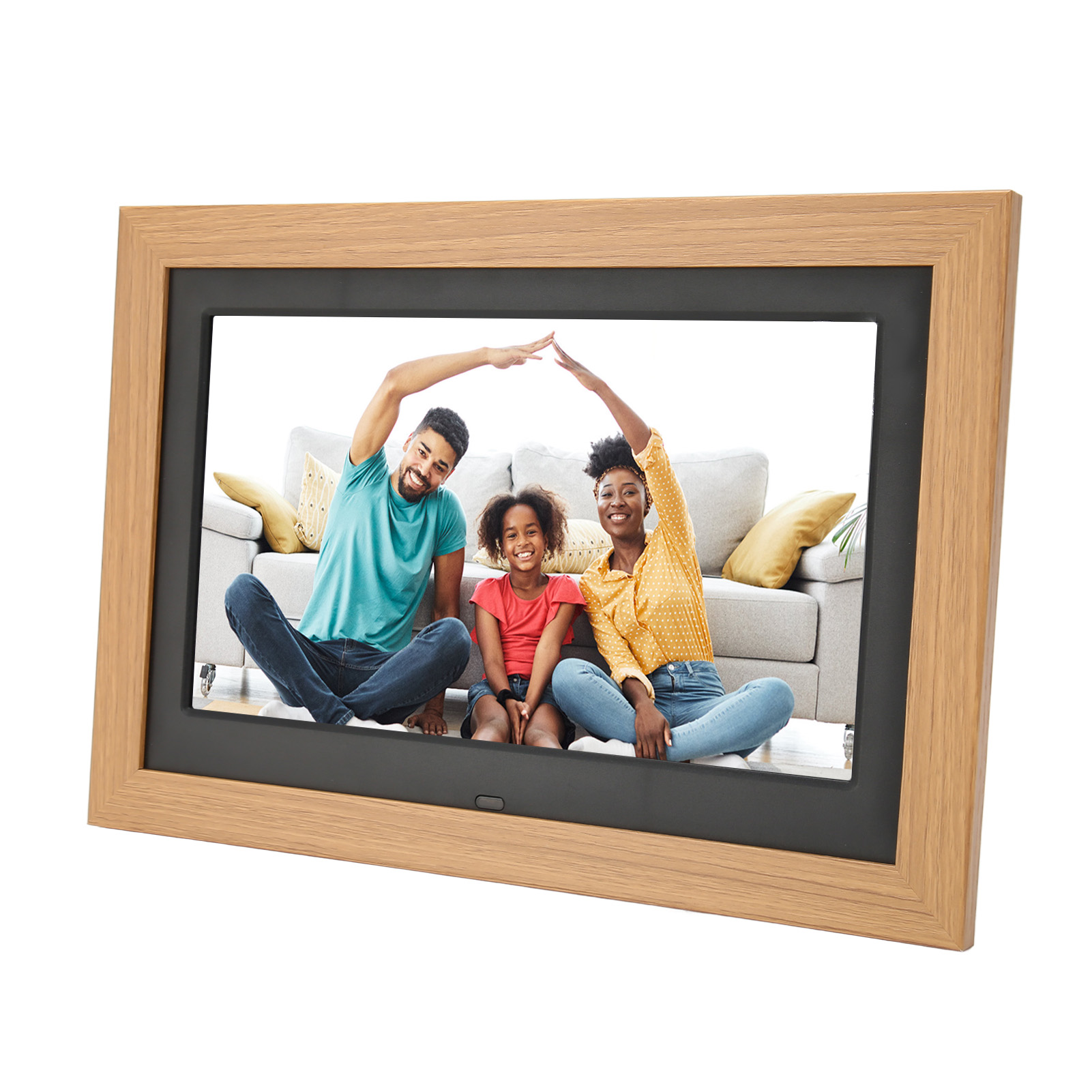 10.1in Digital Photo Frame HD 1024x600 LED Screen Video Photo Frame With Stereo - Picture 17 of 18