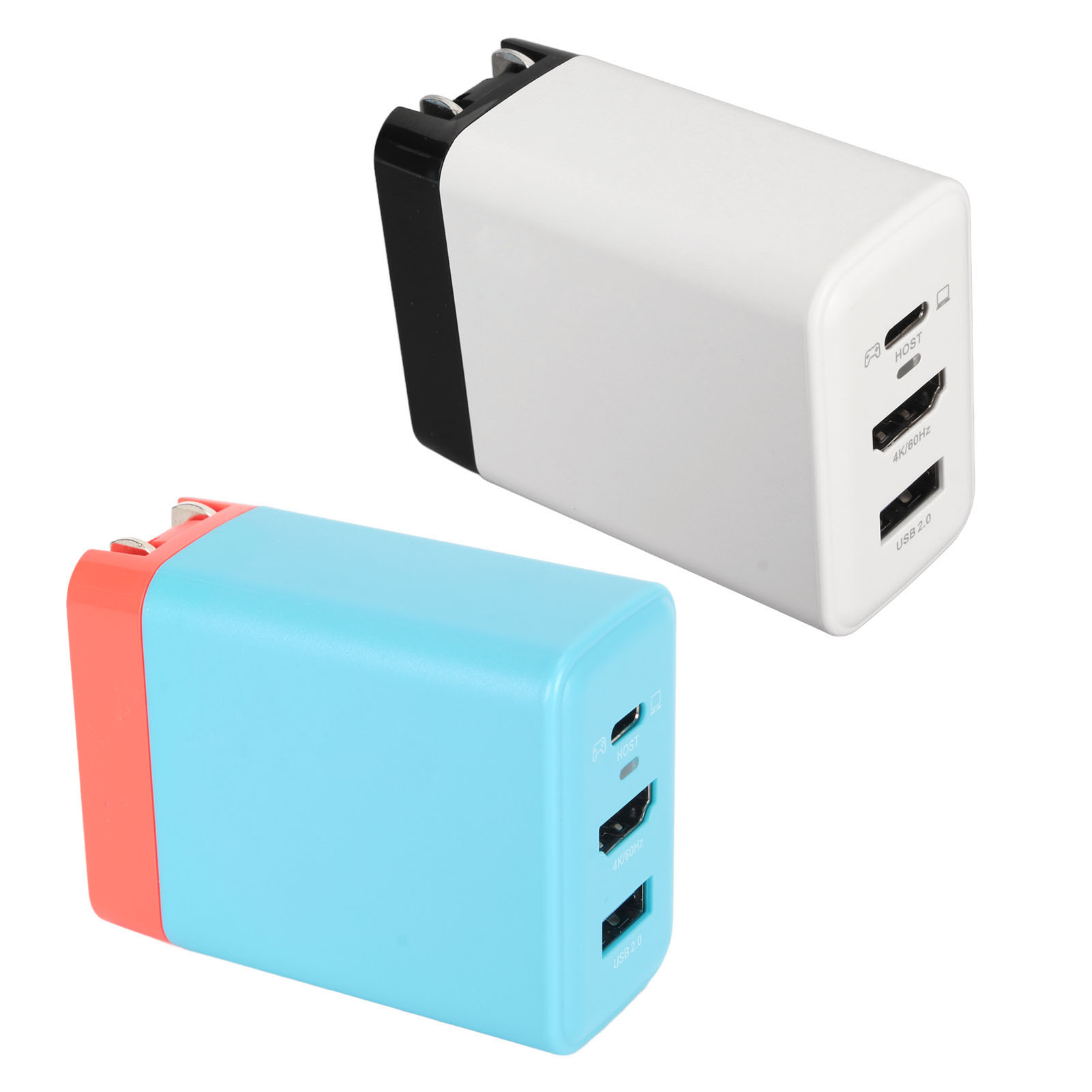 Portable Dock Charger Adapter 3 In 1 Fast Charging HD Multimedia Interface P NEW - Afbeelding 16 van 18