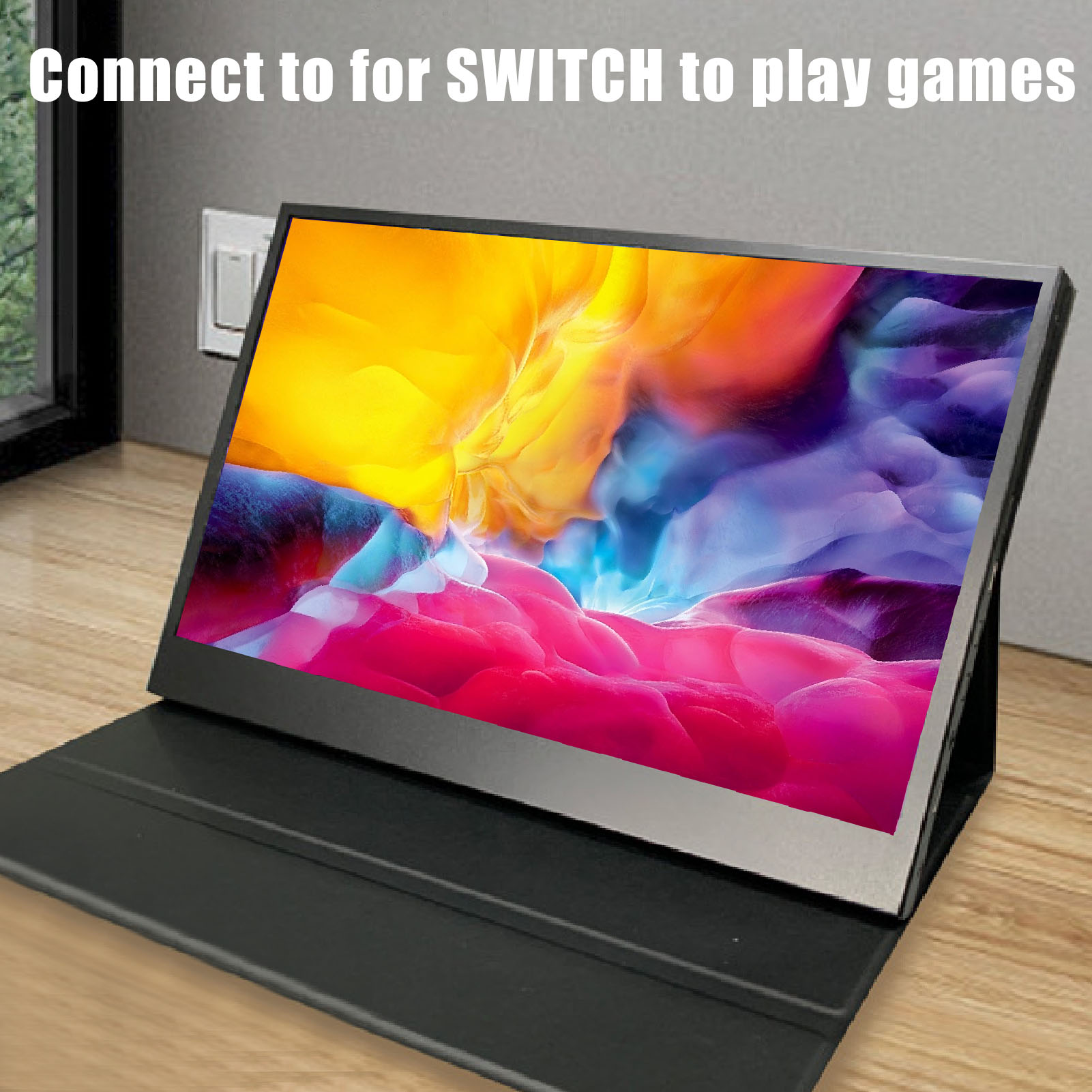 Portable Monitor 13.3in FHD 1920x1080P Plug And Play Computer External Screen FY - Afbeelding 33 van 33