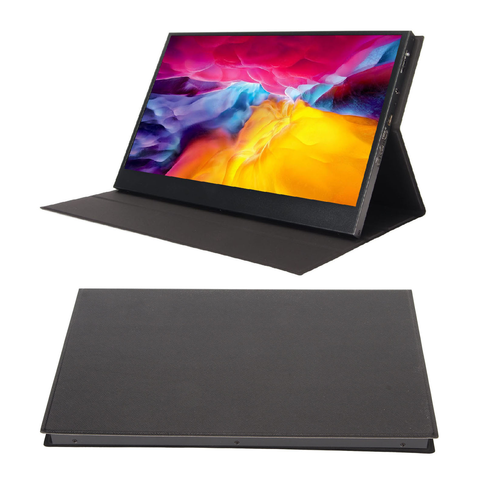 Portable Monitor 13.3in FHD 1920x1080P Plug And Play Computer External Screen FY - Afbeelding 27 van 33