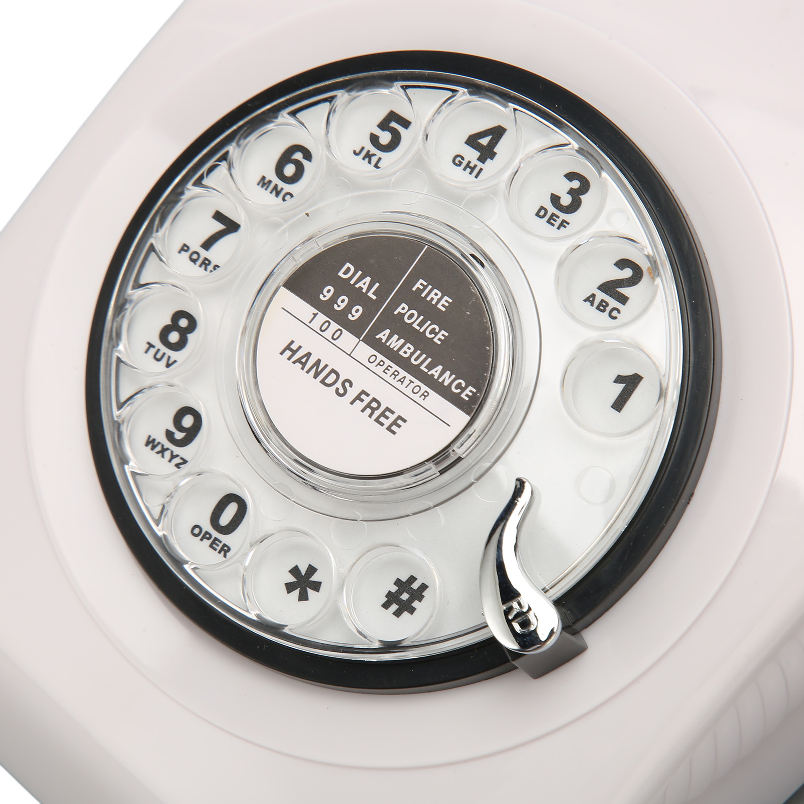 Retro Rotating Phone Old Fashioned Vintage Landline Phone With Mechanical Rin FY - Afbeelding 24 van 31