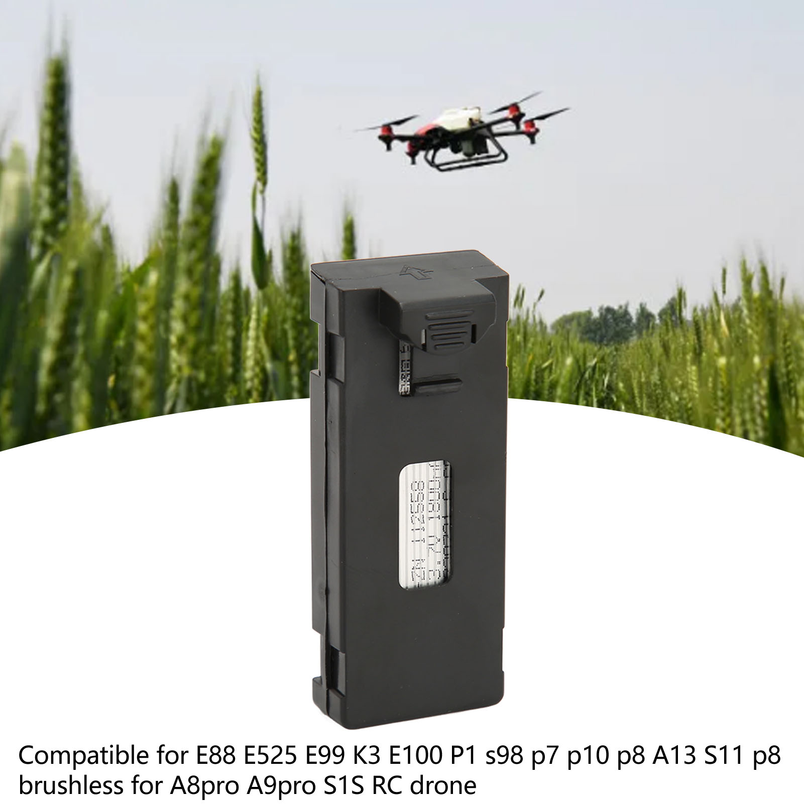 New 3.7V 1800mAh RC Drone Battery Replacement RC UAV Battery For E88 E525 E99 K3 - Picture 24 of 28