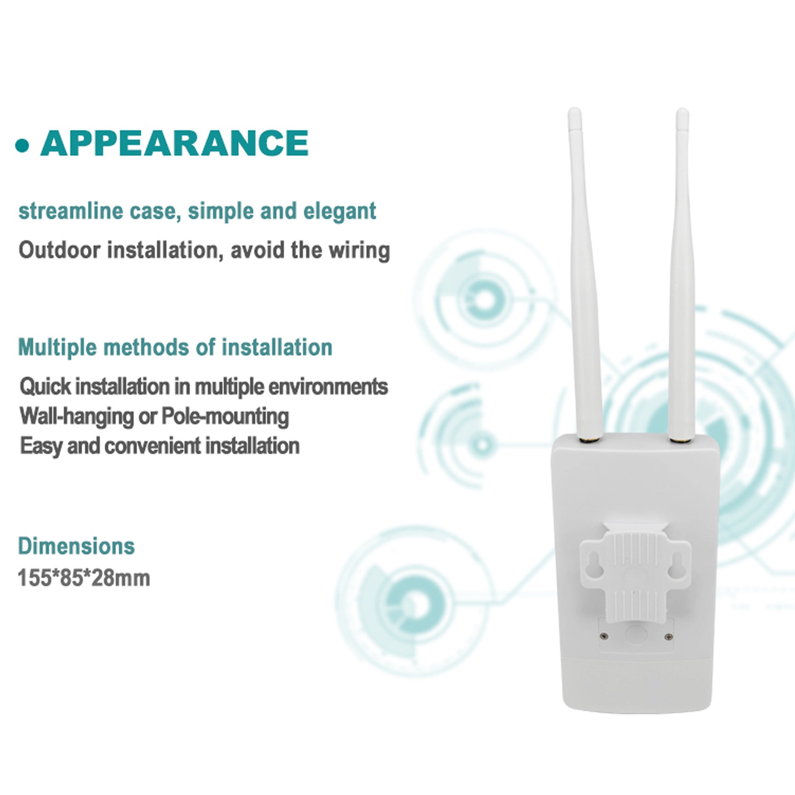 4G LTE Wireless Router With SIM Card Slot 300Mbps Unlocked Wireless Mobile Wi FY - Afbeelding 30 van 30