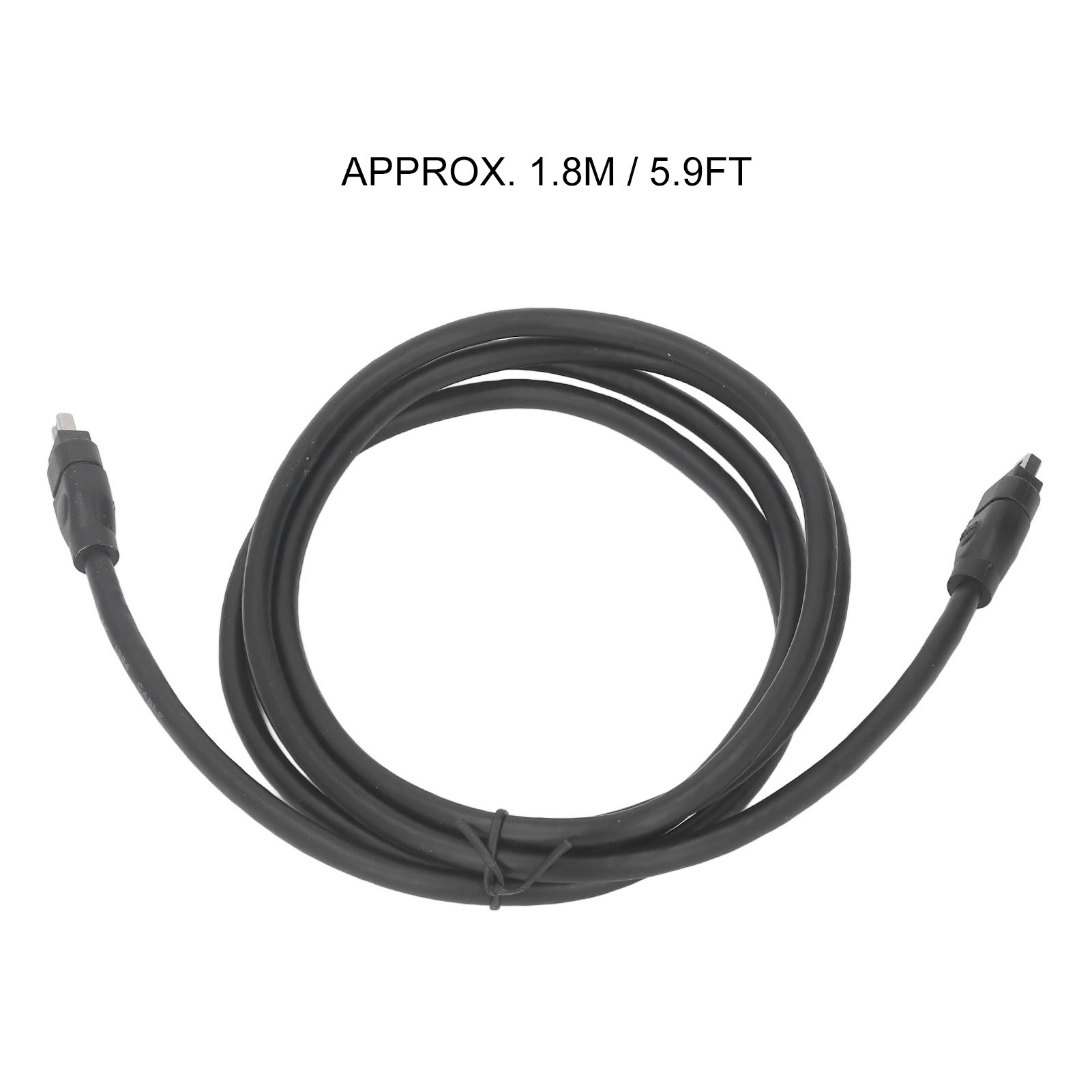 Firewire DV Cable 4 Pin Male To Male 1.8m High Speed 400Mbps Data