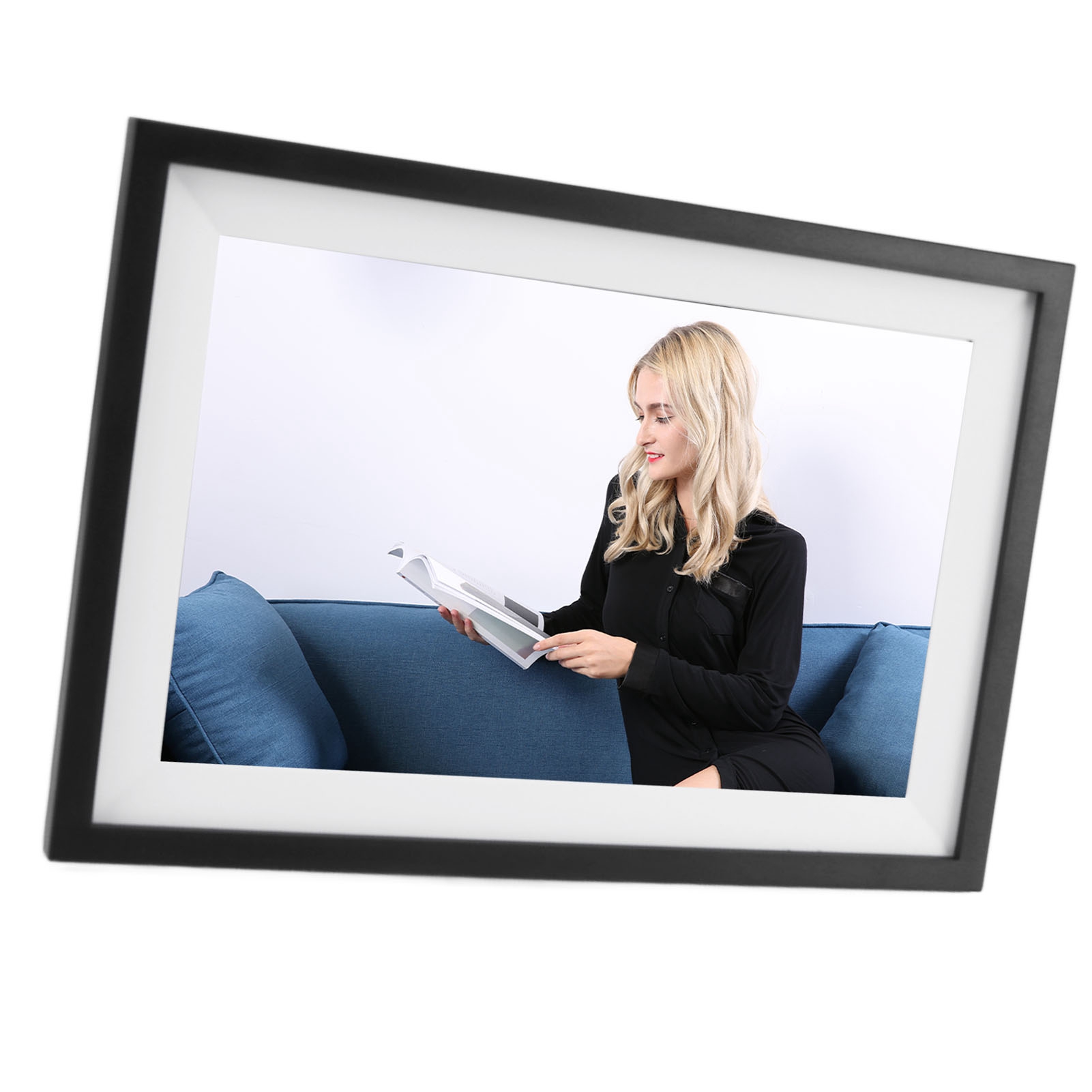 10in Digital Photo Frame IPS Touch Screen WiFi APP Remote Control Electronic NEW - Afbeelding 20 van 21