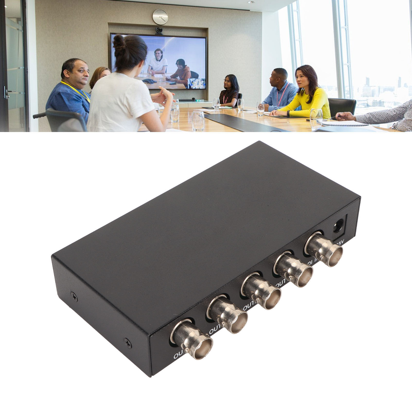 SDI Splitter 1080P Support 3G HD SD SDI 1 In 4 Out SDI Splitter For TV Stat EOB - Zdjęcie 16 z 18