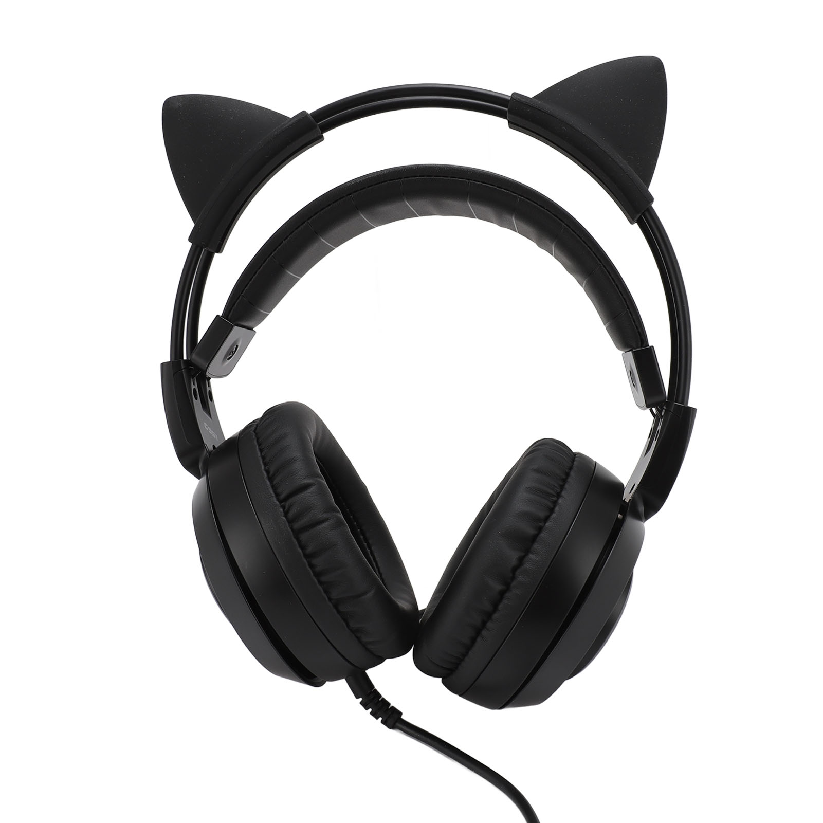 Gaming Headset 3.5mm Plug Stereo Noise Reduction Cute Cat Ears Over Ear Headp FY - Afbeelding 30 van 30