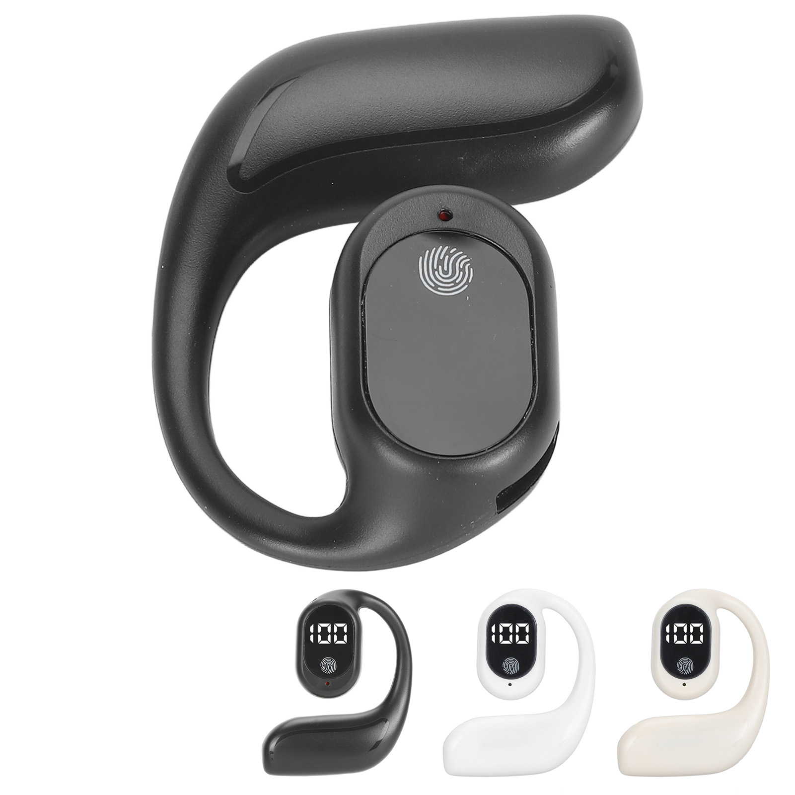 Single Ear BT Headset Multifunction BT 5.3 Long Endurance Noise Reduction Ste FY - Zdjęcie 32 z 33