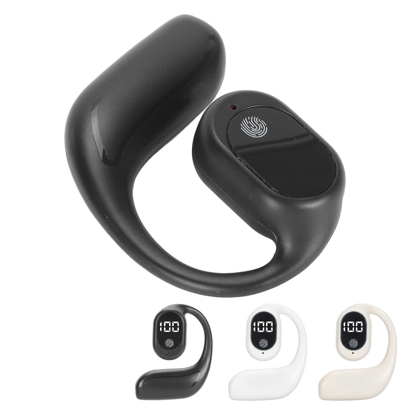 Single Ear BT Headset Multifunction BT 5.3 Long Endurance Noise Reduction Ste FY - Zdjęcie 30 z 33