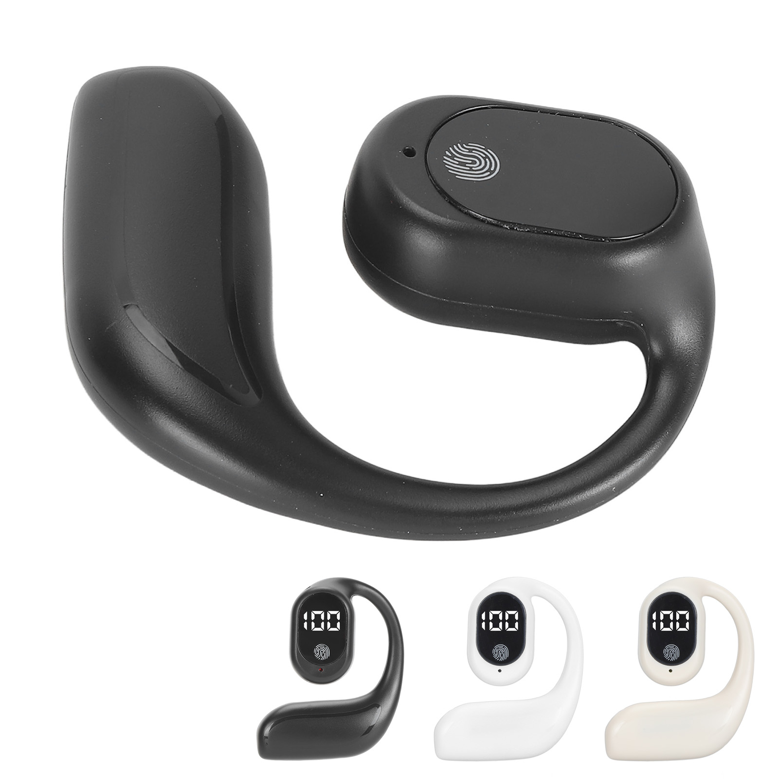 Single Ear BT Headset Multifunction BT 5.3 Long Endurance Noise Reduction Ste FY - Zdjęcie 31 z 33