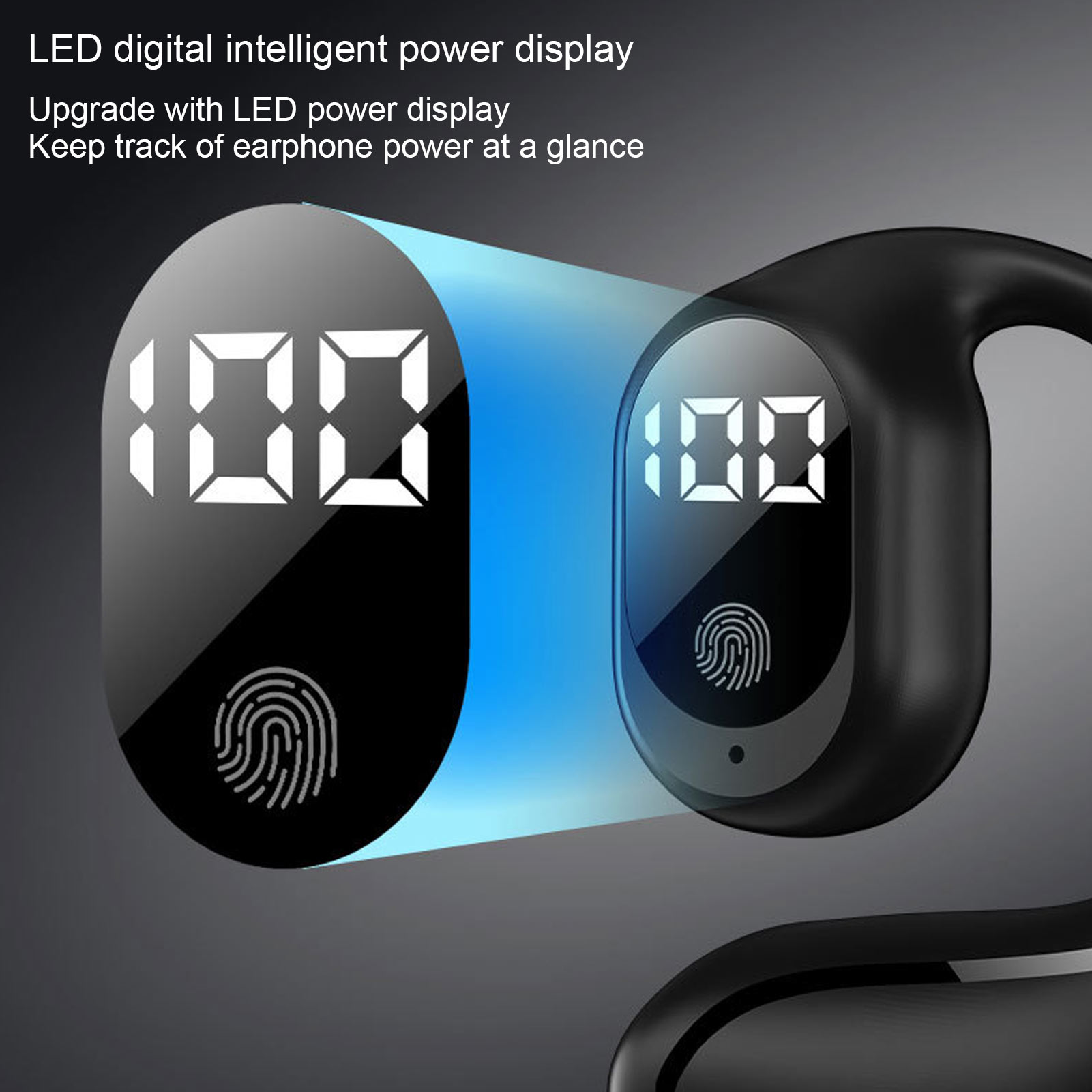 Single Ear BT Headset Multifunction BT 5.3 Long Endurance Noise Reduction Ste FY - Zdjęcie 29 z 33