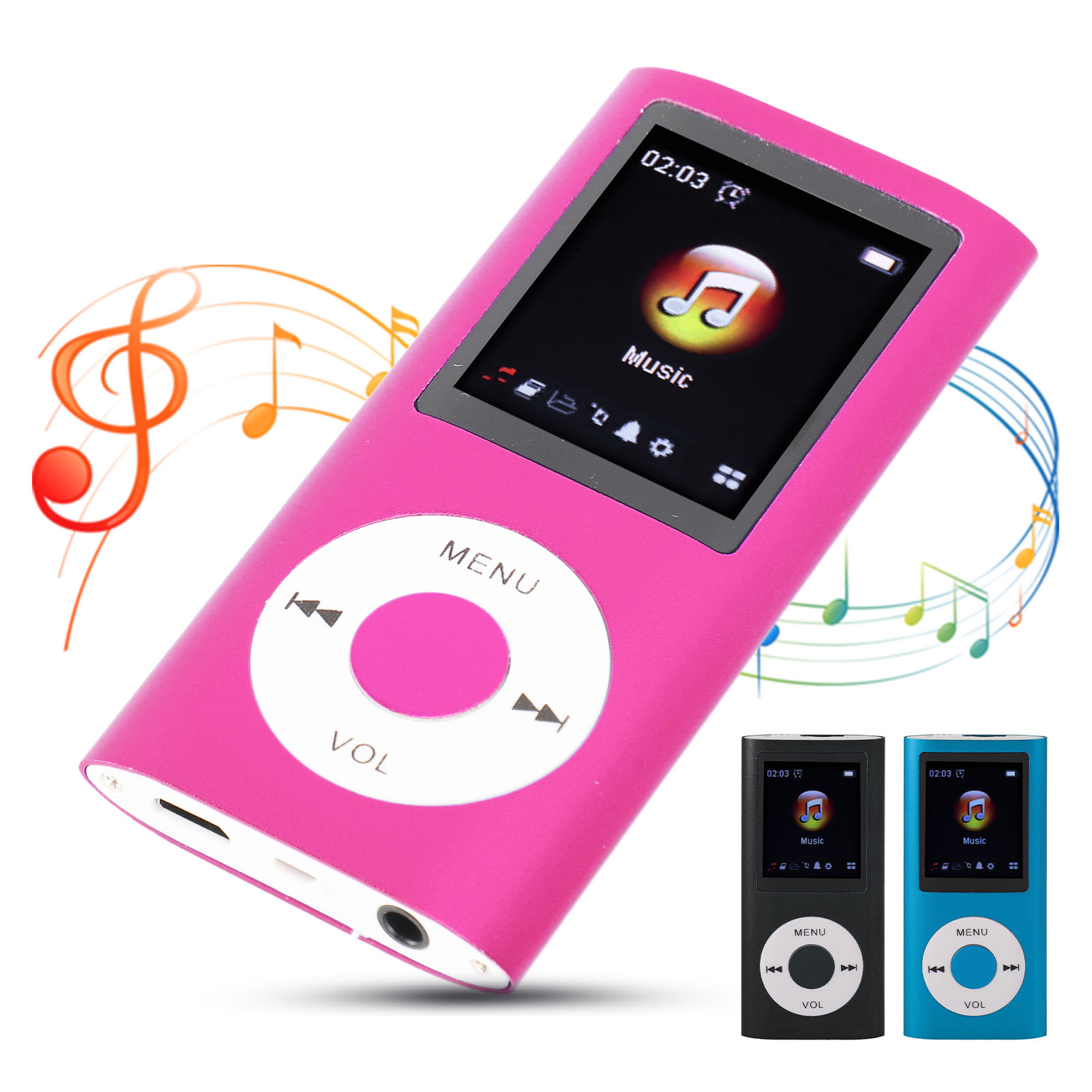 Portable MP3 Music Player 1.8inch TFT Screen HiFi Sound 7 Sound Effect Modes US - Picture 23 of 30
