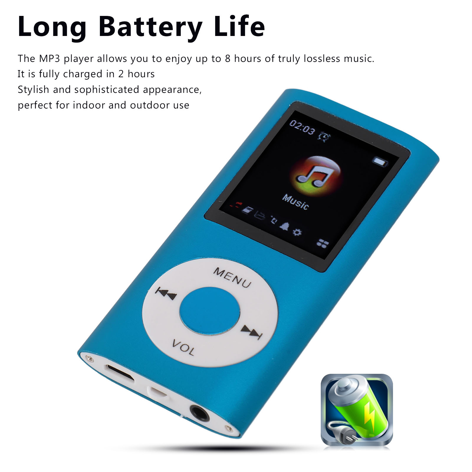 Portable MP3 Music Player 1.8inch TFT Screen HiFi Sound 7 Sound Effect Modes US - Picture 21 of 30