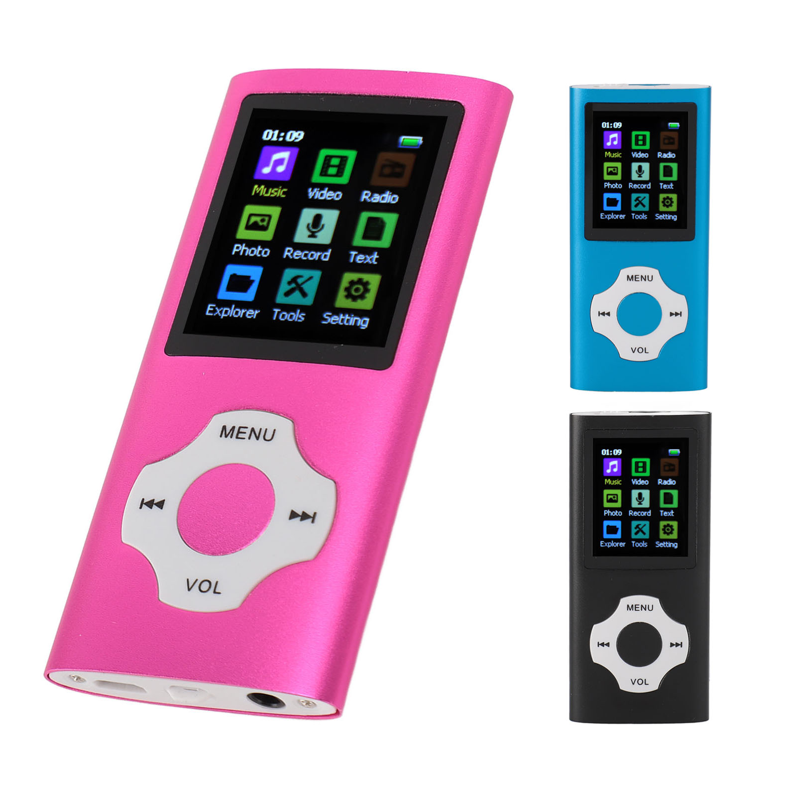 MP3 Player HiFi Lossless Rechargeable 1.8in TFT Screen Portable Music Player Wit - Picture 30 of 41