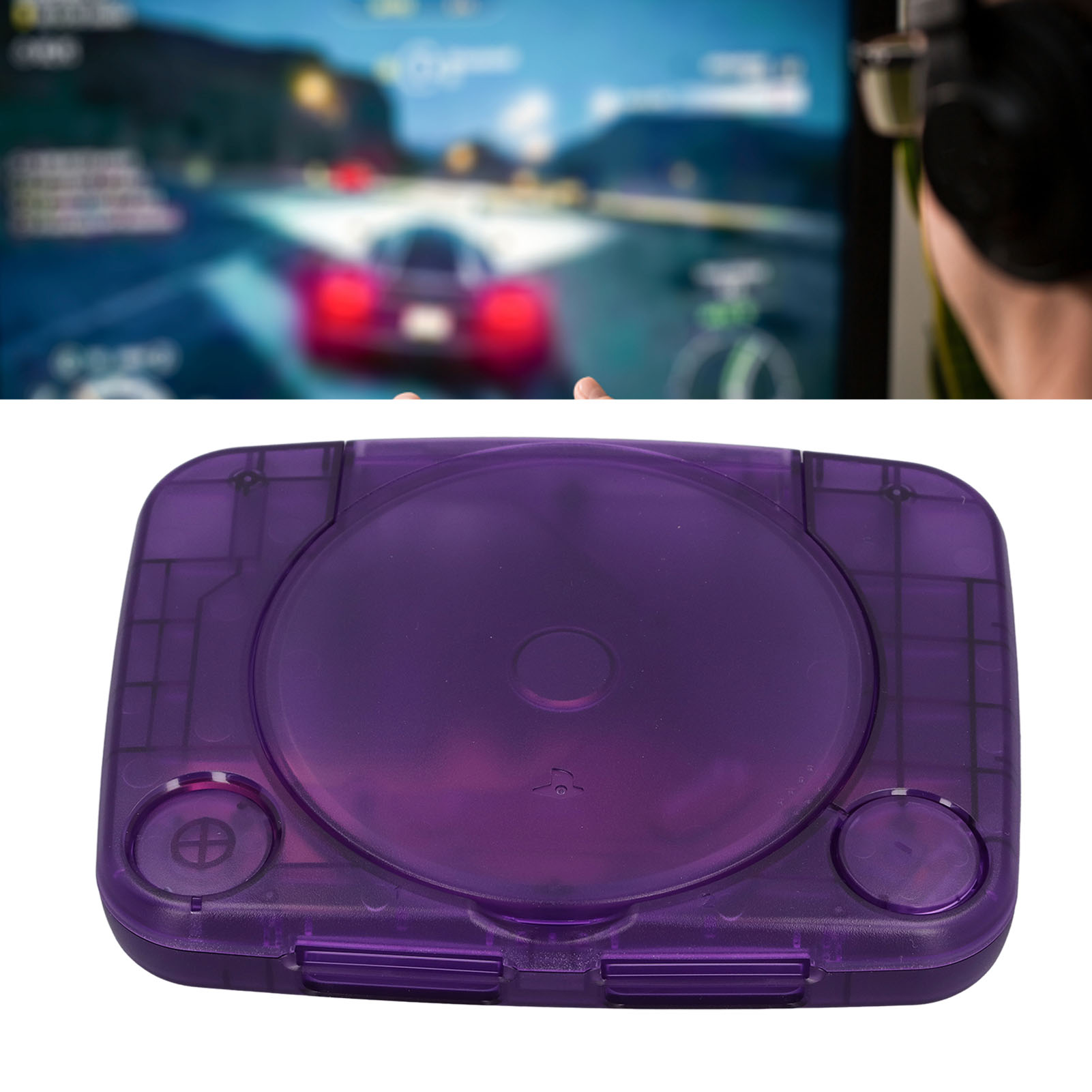 Console Replacement Shell Translucent Retro Console Case for PS1 for SCPH 001 - Picture 15 of 24