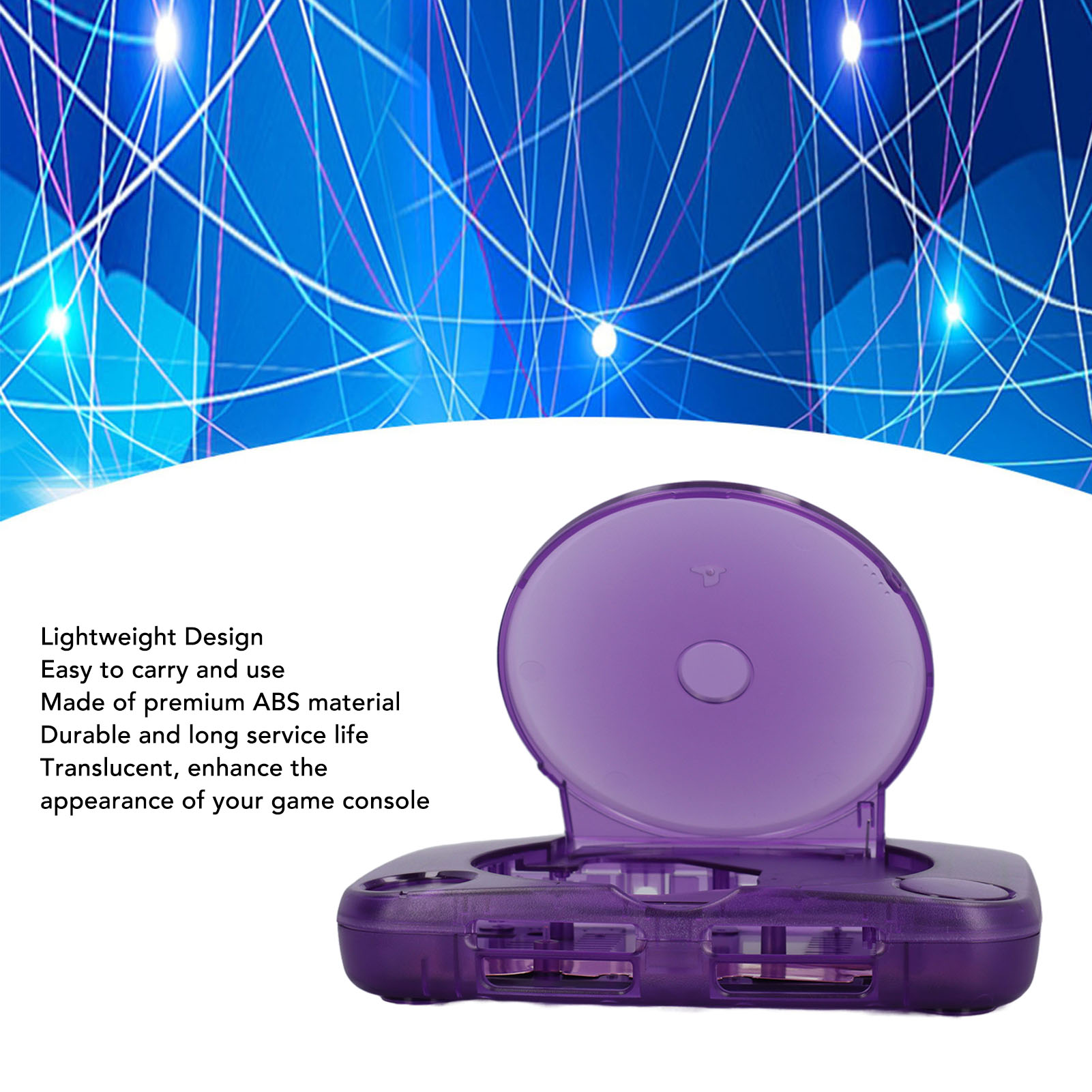 Console Replacement Shell Translucent Retro Console Case for PS1 for SCPH 001 - Picture 13 of 24