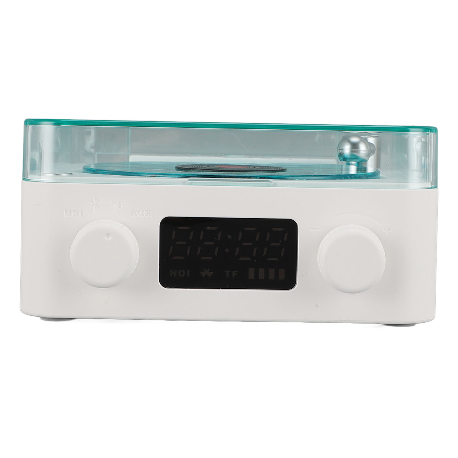Record Player Style BT Speaker With Night Light And Time Display 3 In 1 Mult Hot - Picture 29 of 33