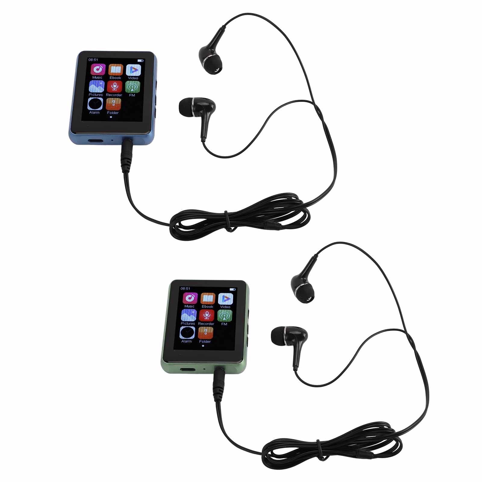 32GB MP3 Player BT V 5.0 2.4in Touch Screen Portable Lossless Sound Music Pl SET - Picture 13 of 18