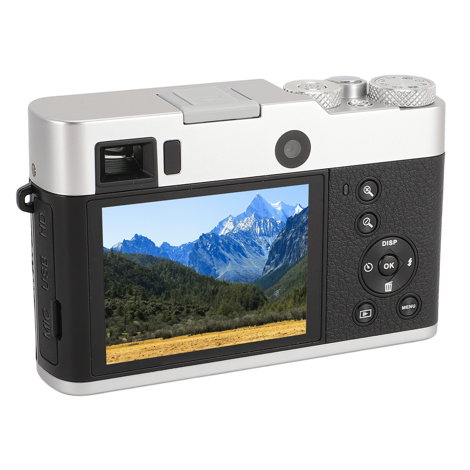 HD Digital Camera 48MP Front Rear Lens 16X Zoom Auto Focus Retro Travel Cam Hot - Picture 14 of 18