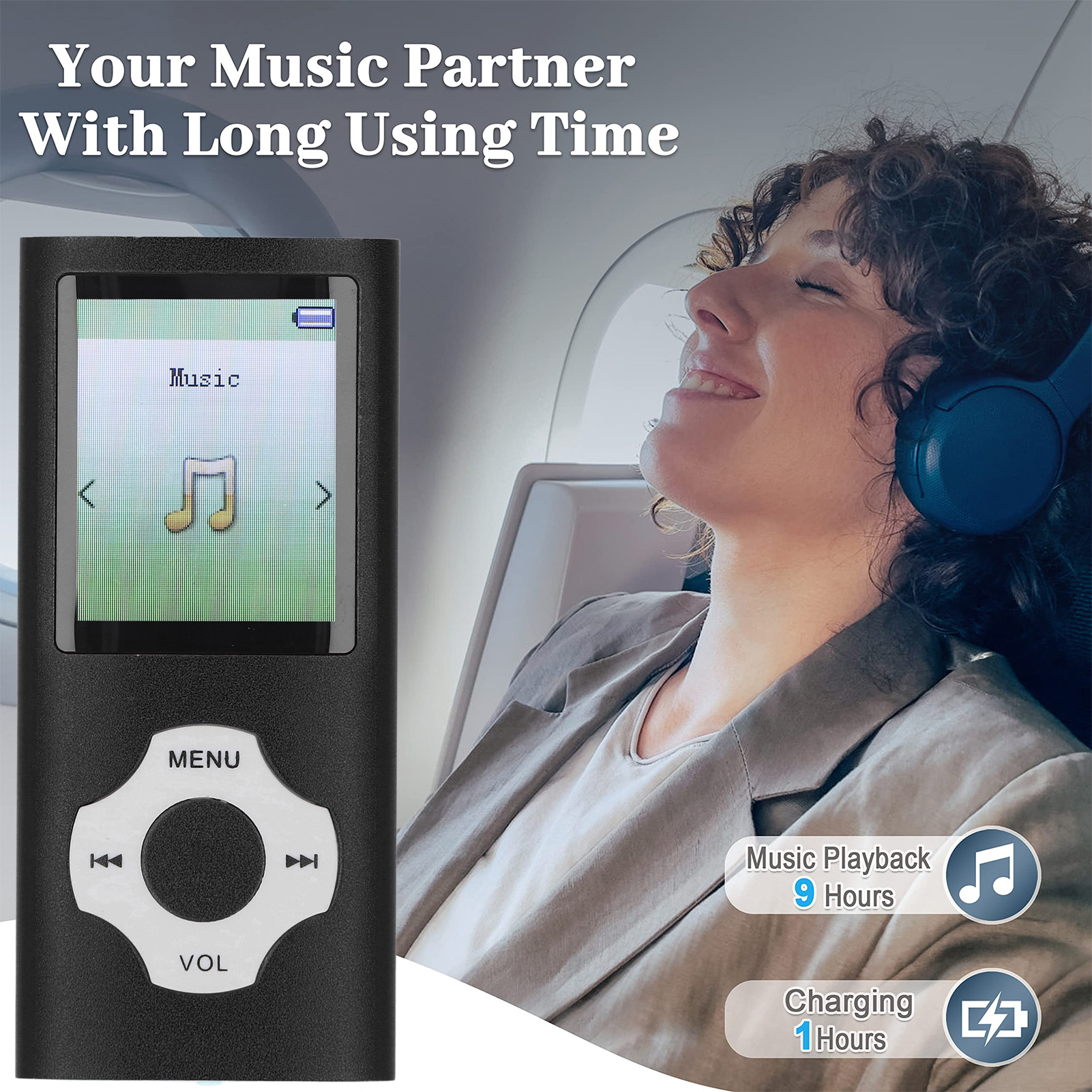 32GB MP3 Player MP4 Player With BT 5.0 1.8in Screen Portable HiFi Music Player P - Picture 33 of 42