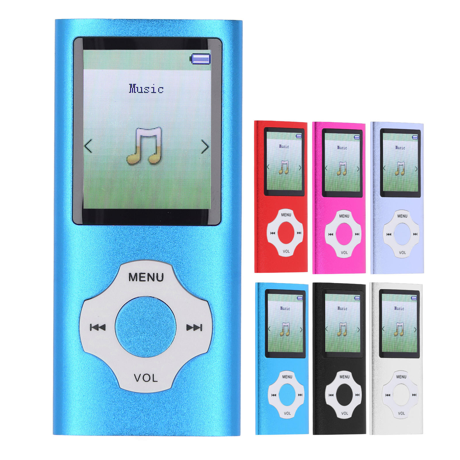 Reproductor MP3 MP4 BT 5.0 Sonido HiFi Pantalla a Color de 1,8 pulgadas 128 GB Ampliable Portátil - Imagen 39 de 42