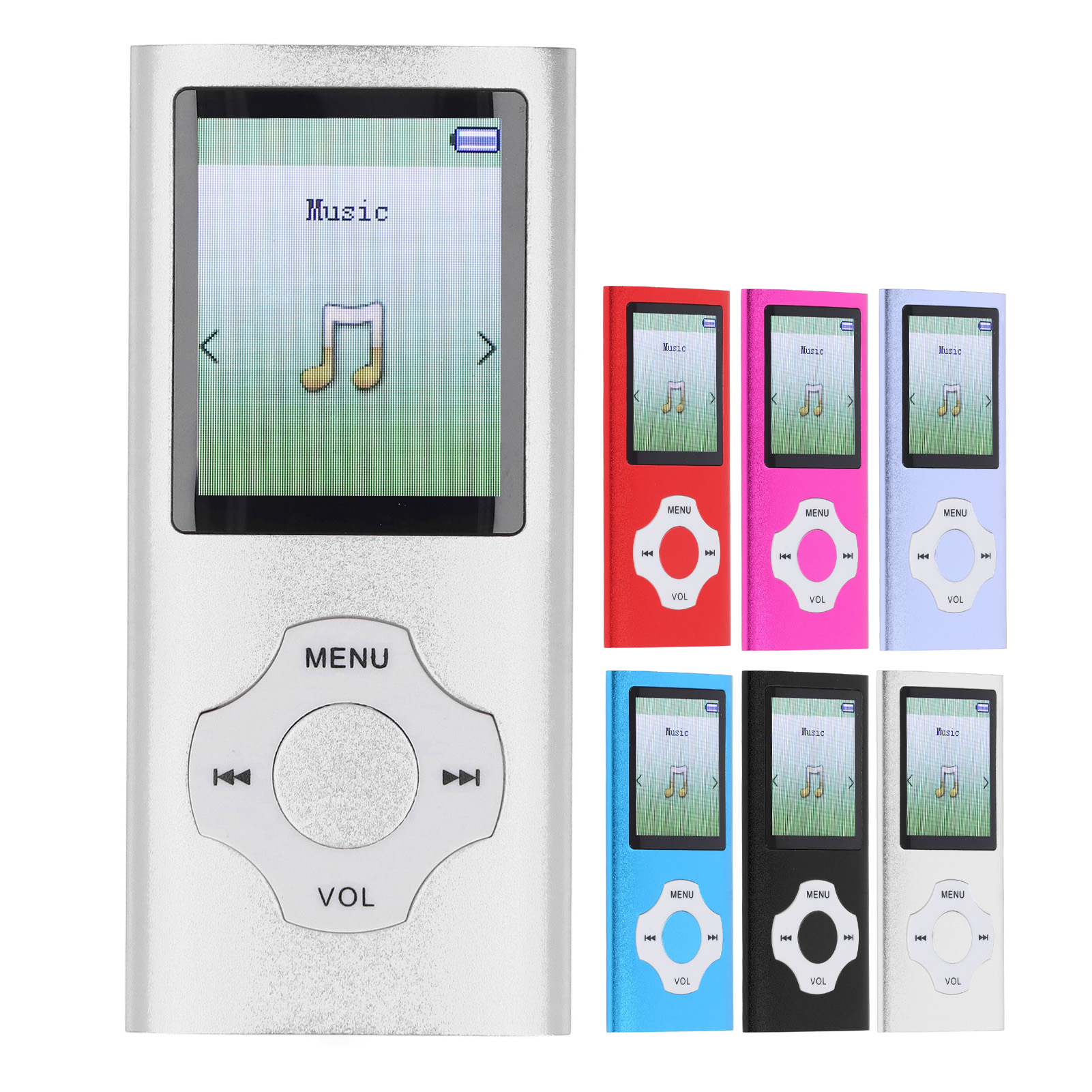 Reproductor MP3 MP4 BT 5.0 Sonido HiFi Pantalla a Color de 1,8 pulgadas 128 GB Ampliable Portátil - Imagen 27 de 42