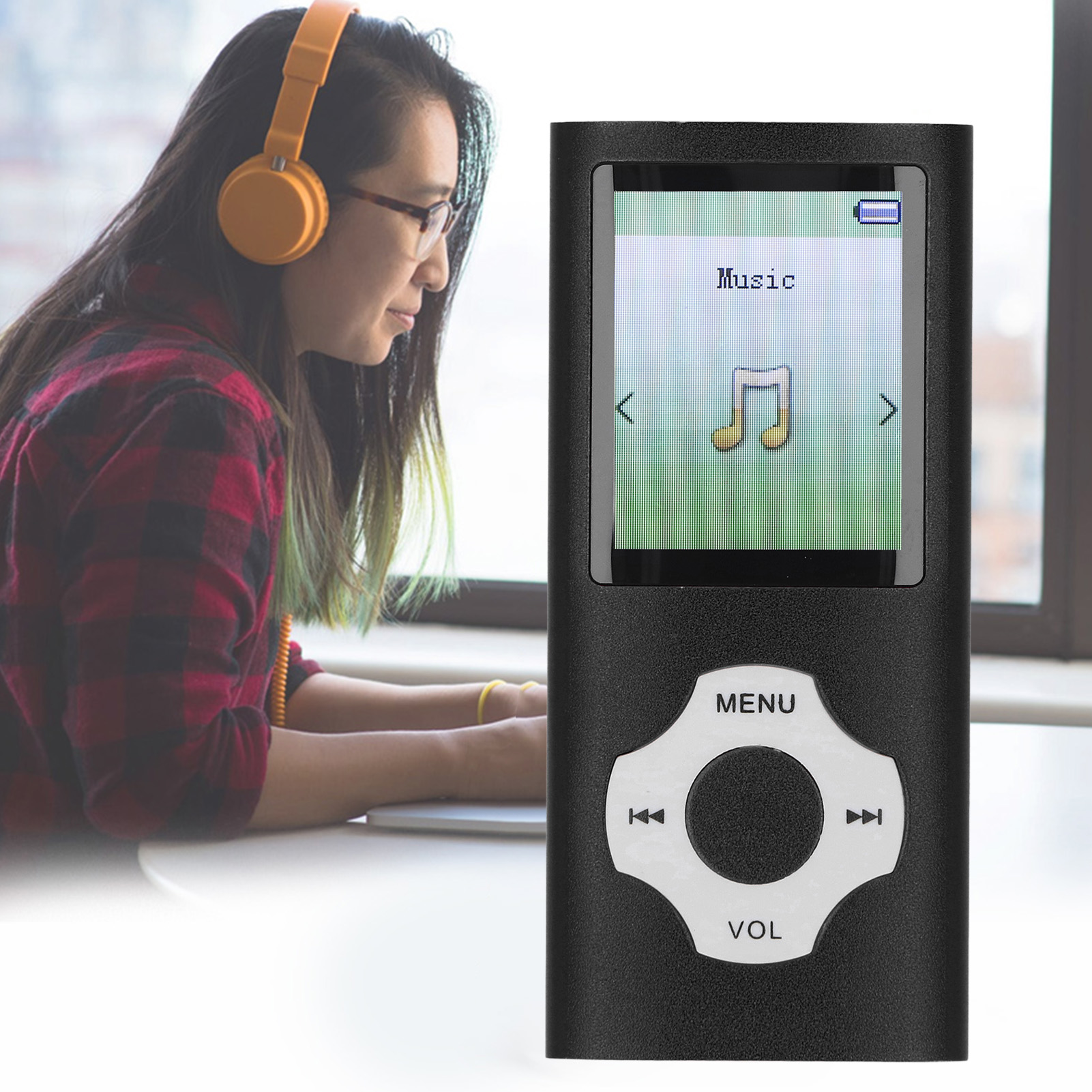 Reproductor MP3 MP4 Sonido HiFi Pantalla a Color de 1,8 pulgadas 128 GB Ampliable Portátil Video FG - Imagen 27 de 42