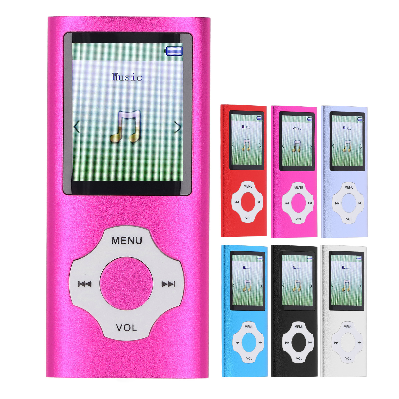 Reproductor MP3 MP4 Sonido HiFi Pantalla a Color de 1,8 pulgadas 128 GB Ampliable Portátil Video FG - Imagen 25 de 42