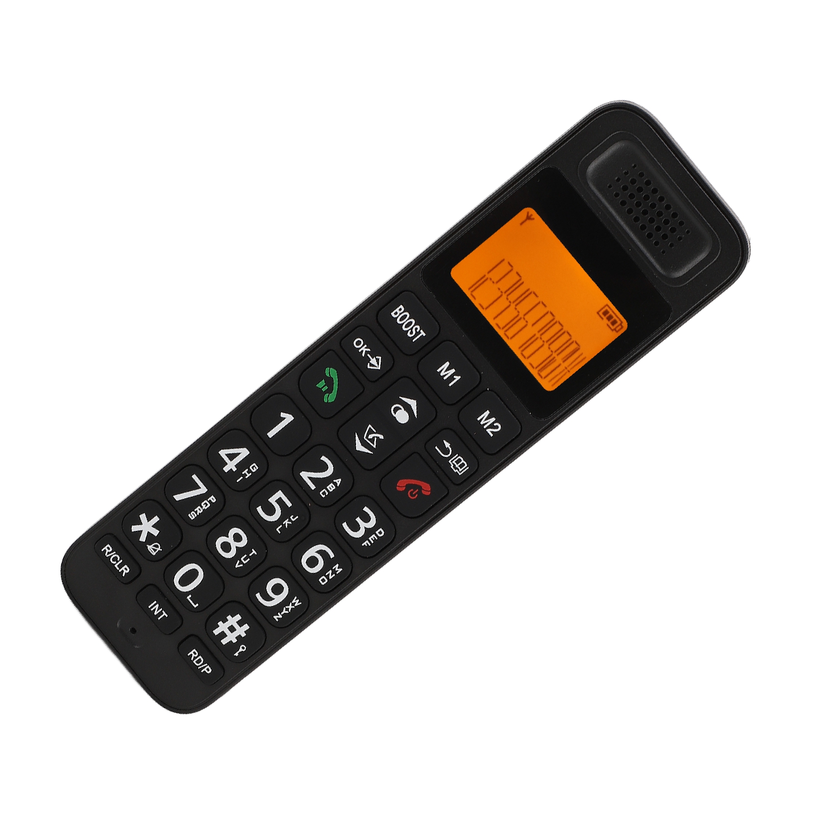 Cordless Phone Big Pressing Keys Yellow Bakclit Screen Multifunctional Handse FY - Zdjęcie 28 z 30