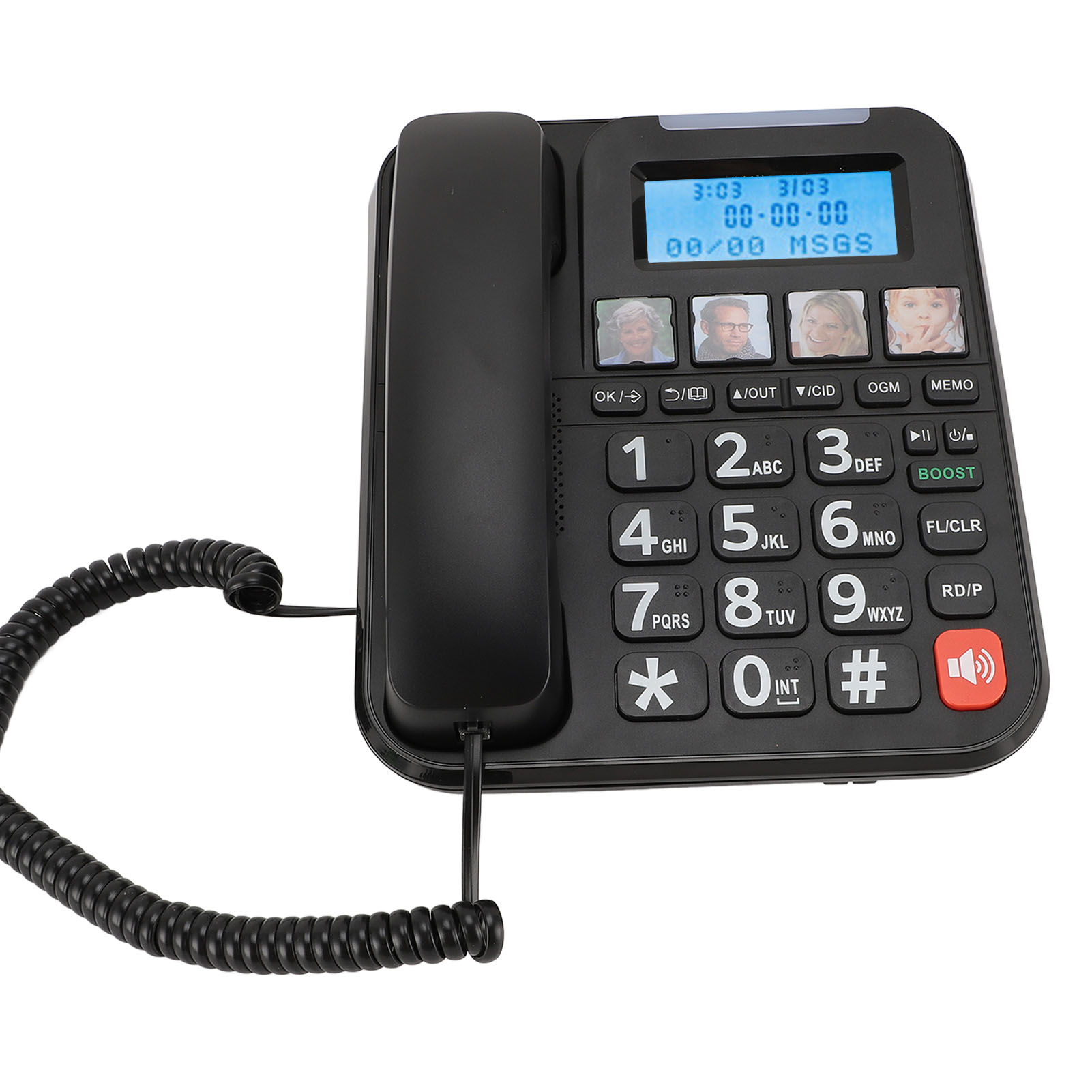 Schnurkordelloses Telefon Erweiterbares Kabeltes Telefonsystem 2in 2in - Zdjęcie 25 z 28