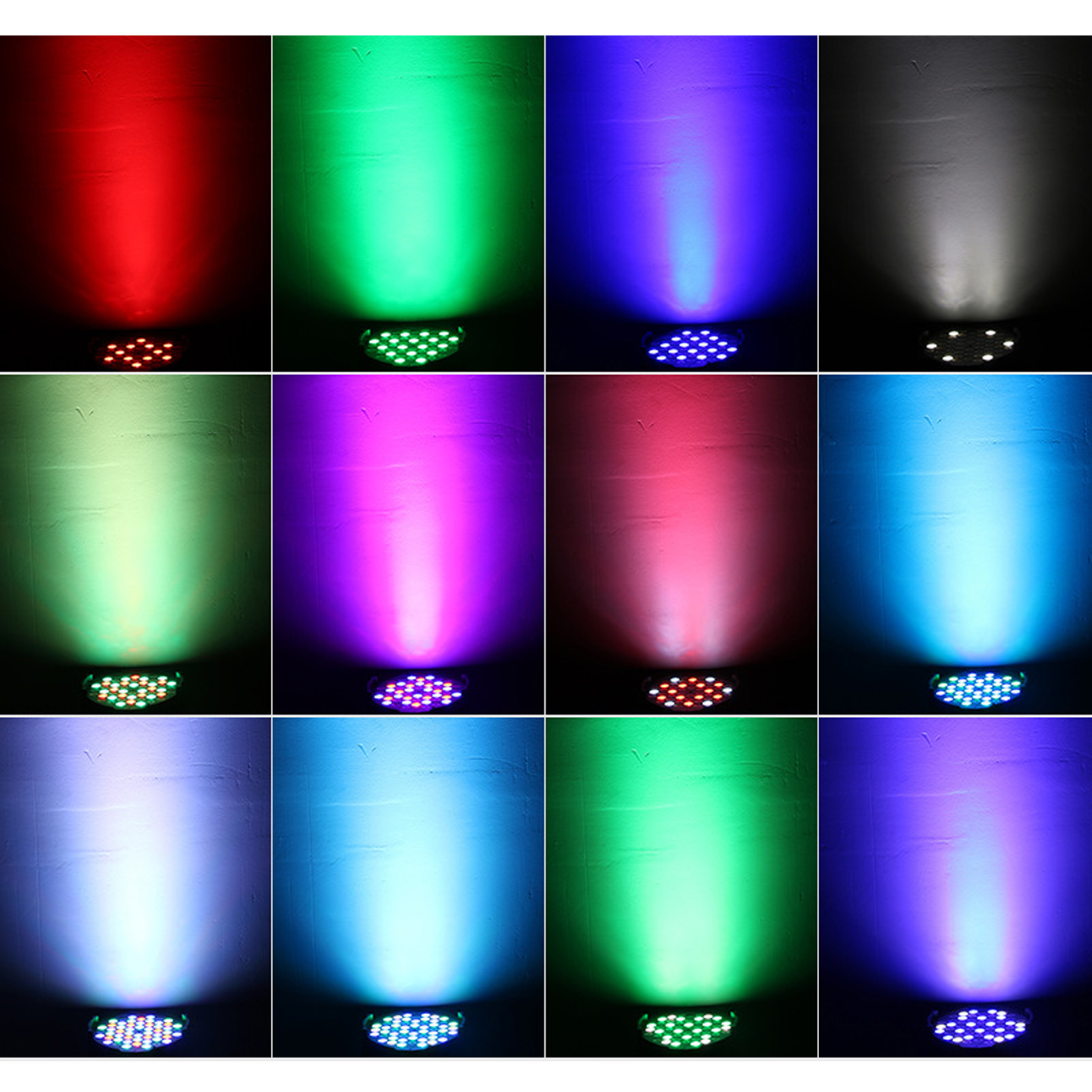 LED Stage Light 54x3W DMX 512 Control Sound Activated RGB Full Color DJ Pa - Picture 22 of 24