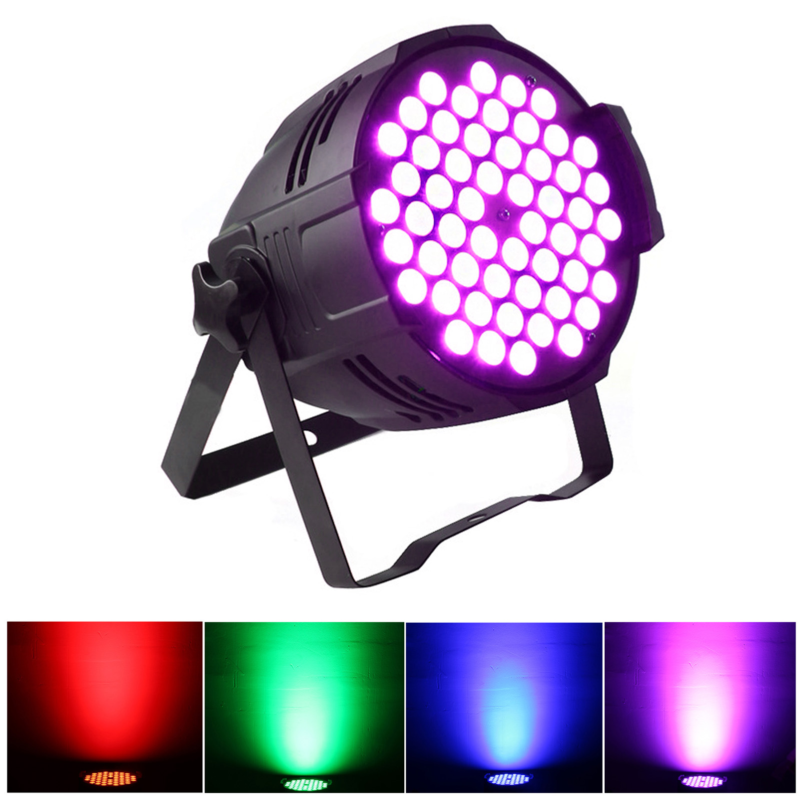 LED Stage Light 54x3W DMX 512 Control Sound Activated RGB Full Color DJ Pa - Picture 16 of 24