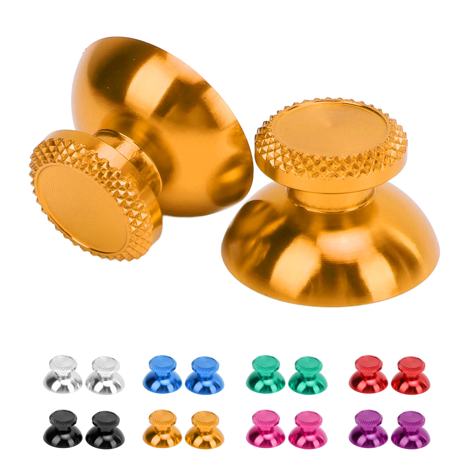 2x Metal Analog Grips Stick Thumbsticks Controller Metallic Joystick Handhel Hot - Bild 36 von 46