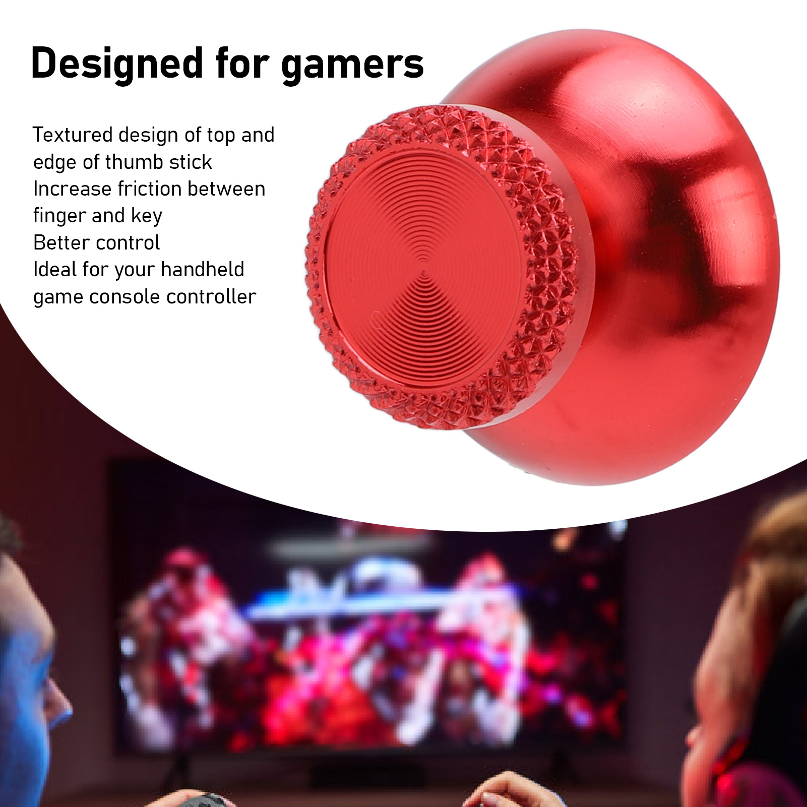 2x Metal Analog Grips Stick Thumbsticks Controller Metallic Joystick Handhel Hot - Bild 24 von 46