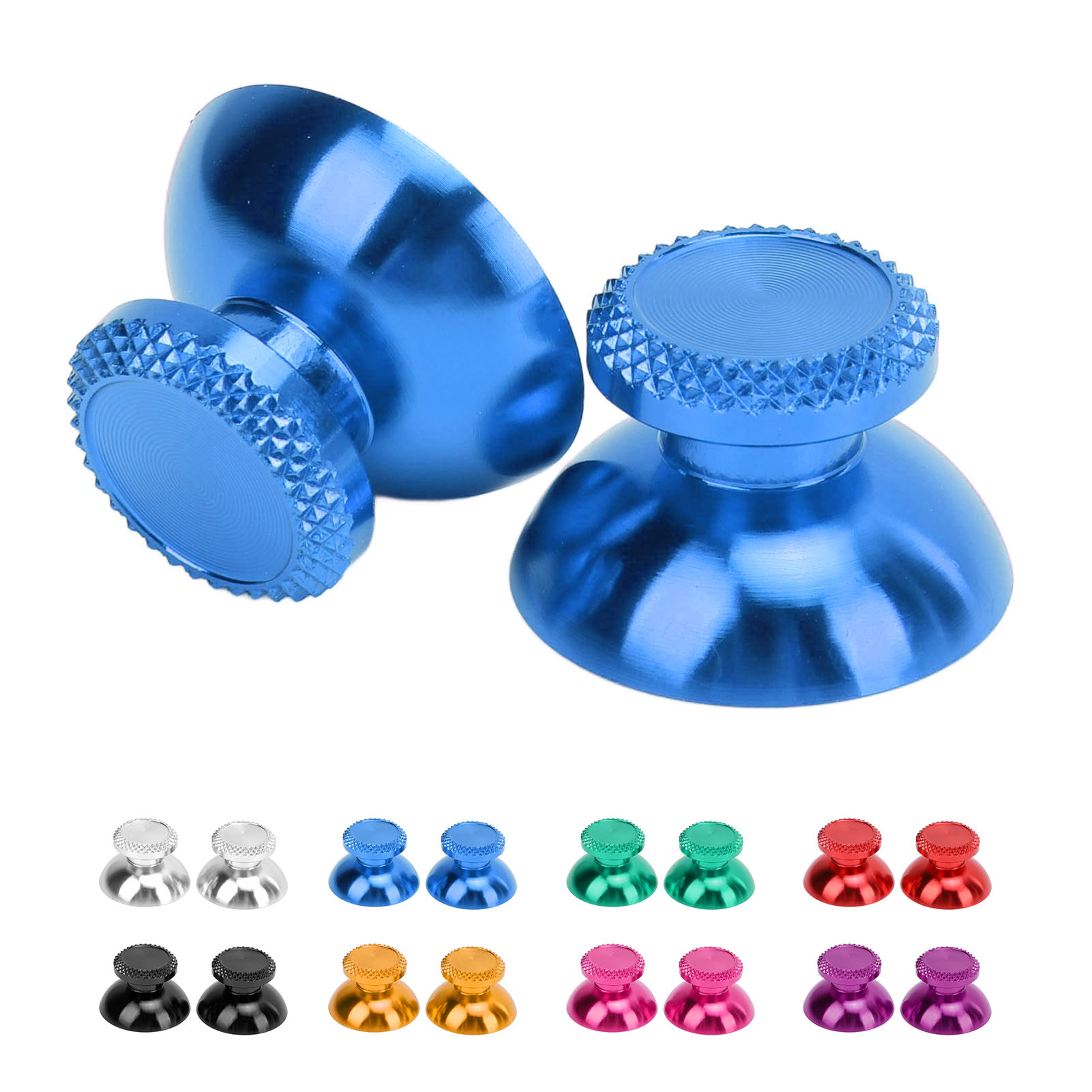 2x Metal Analog Grips Stick Thumbsticks Controller Metallic Joystick Handhel Hot - Bild 33 von 46