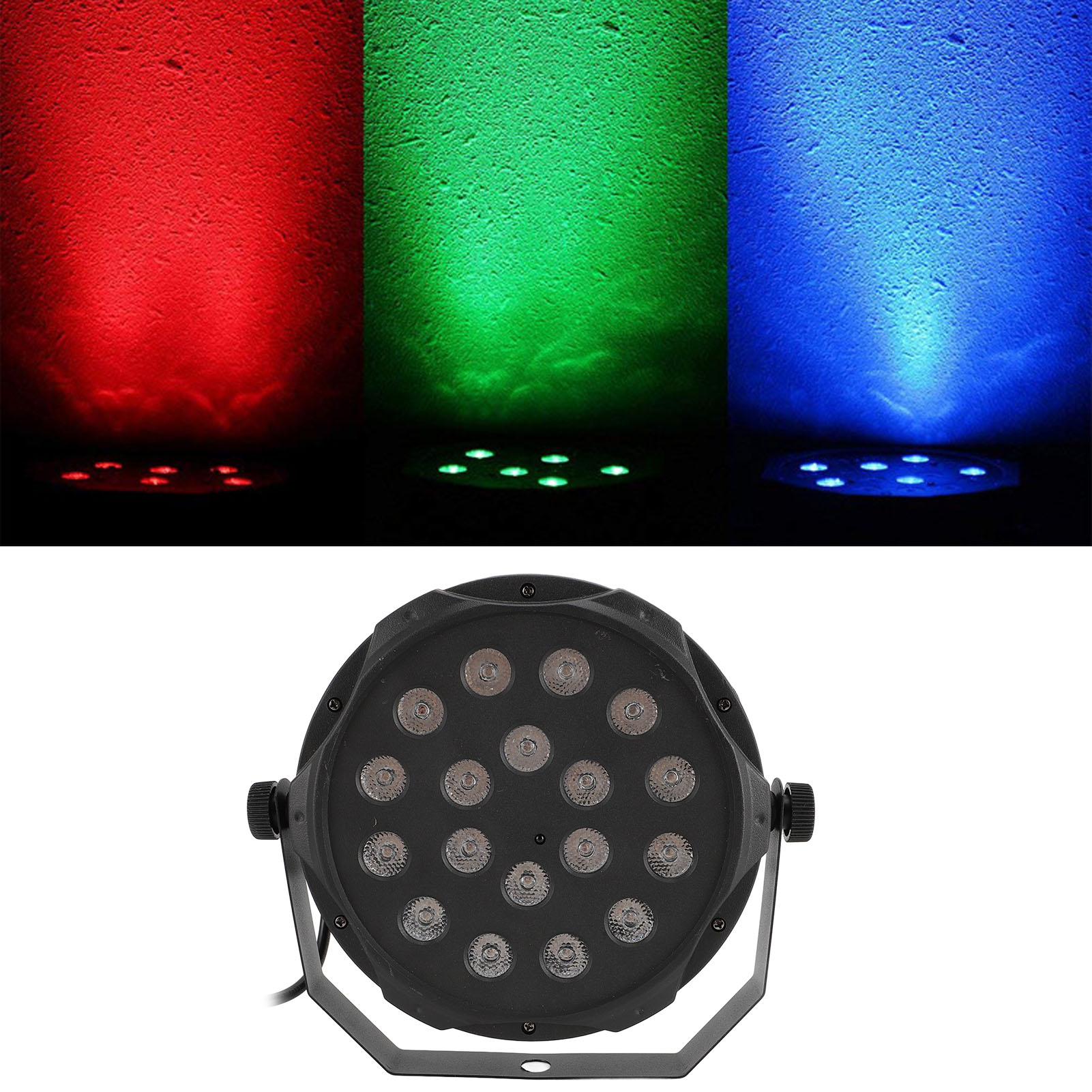 LED Stage Light 18 X 3W DMX 512 Controller Sound Activated Master Slave Mo Kit - Picture 28 of 35