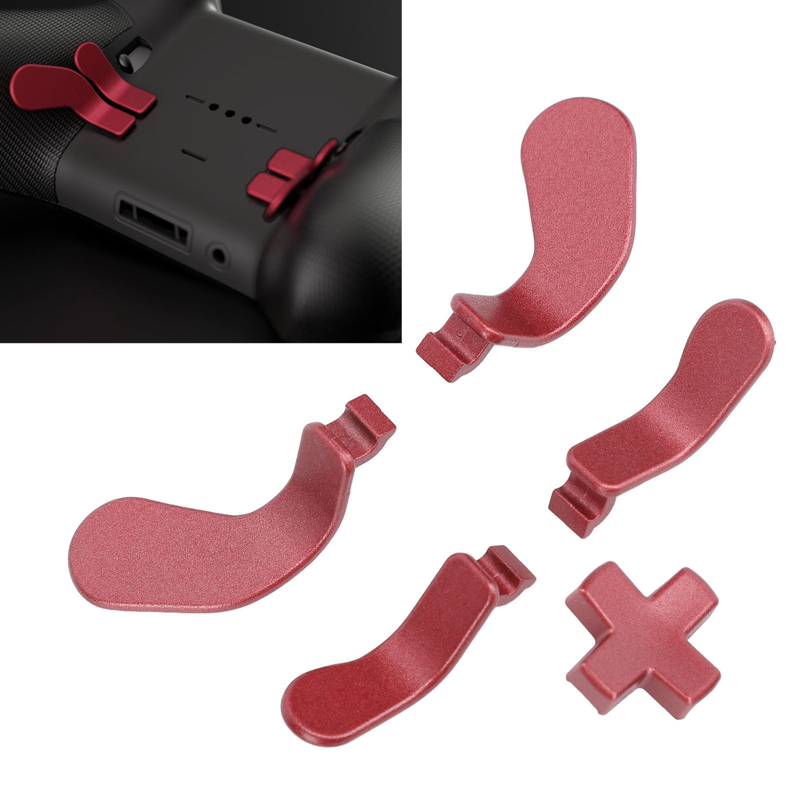 New 5 Pcs Controller Paddle And D Pad Precise Fit Stainless Steel D Pad Paddle - Picture 14 of 24