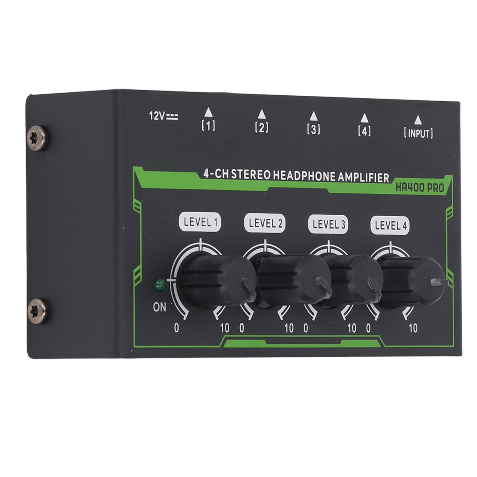 4 Channel Headphone Amplifier Low Noise Stereo Headphone Splitter Mixing Con Hot